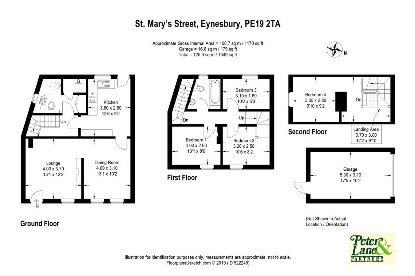 4 Bedrooms End terrace house for sale in Eynesbury, St Neots, Cambridgeshire PE19