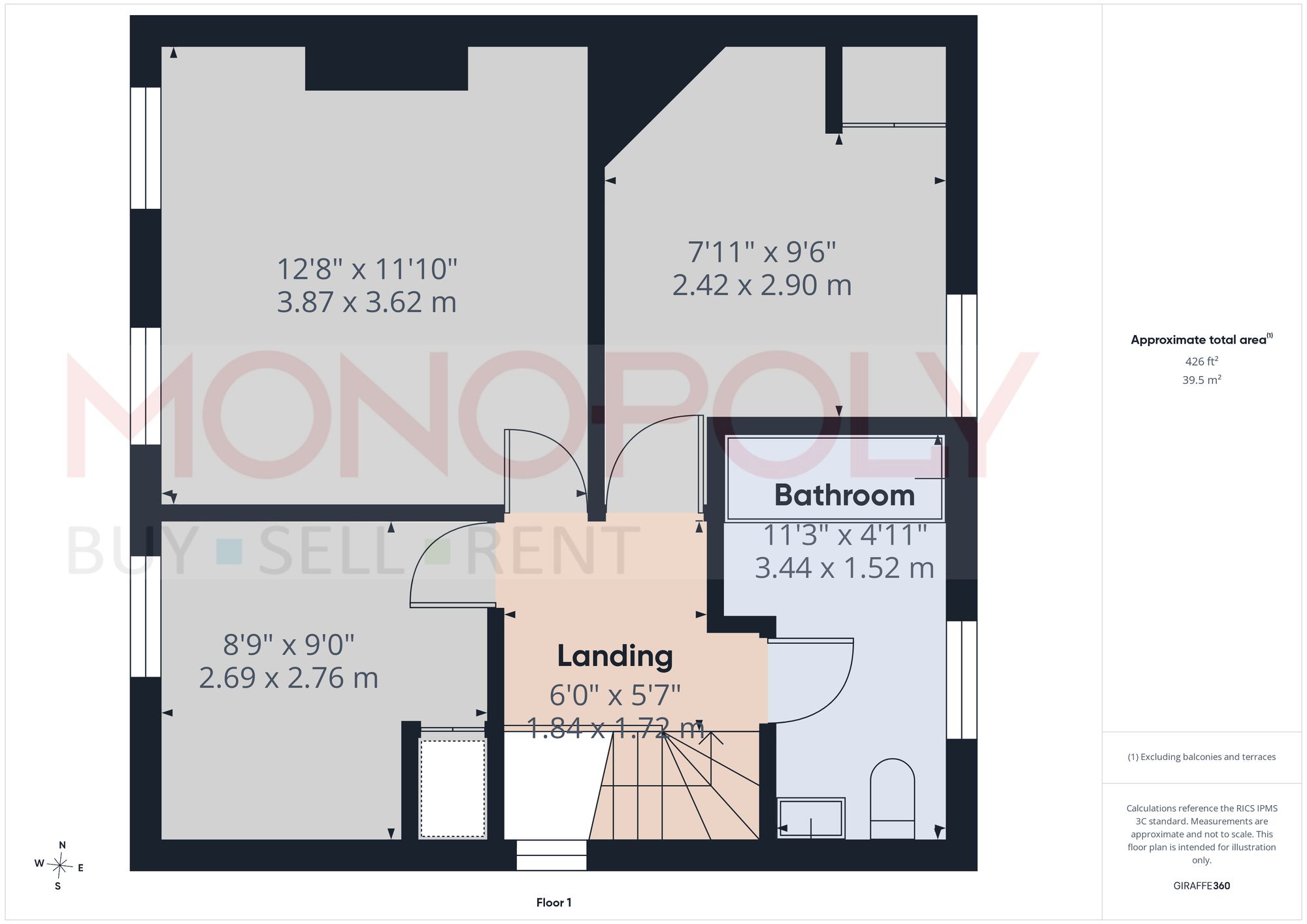 52 Oak Drive, Wrexham floorplan