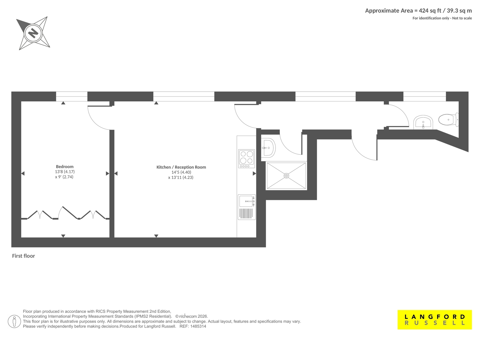 Flat 3, Tranquil Mews, 121, St. Johns Hill, Kent floorplan