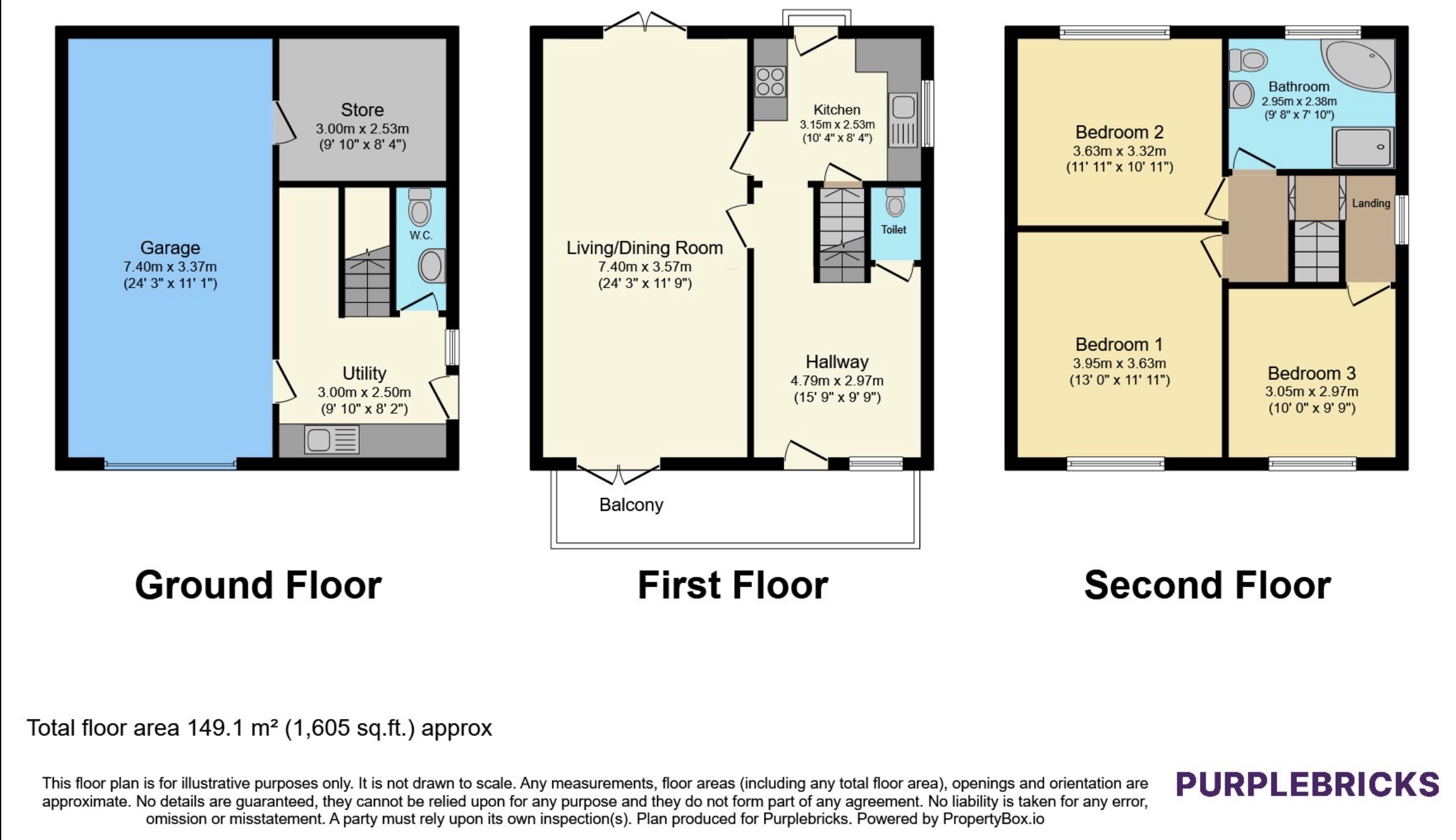 21, Malham Road, Stourport-on-Severn floorplan