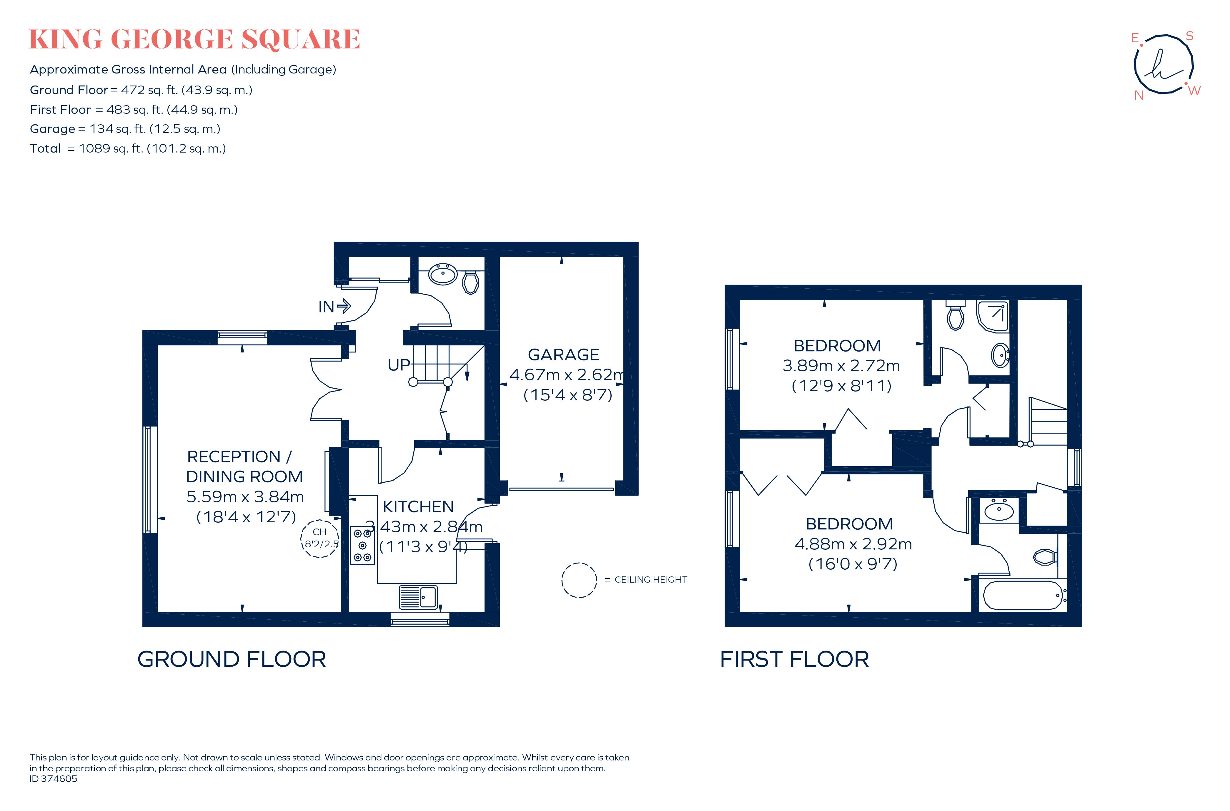 20, King George Square, Richmond floorplan