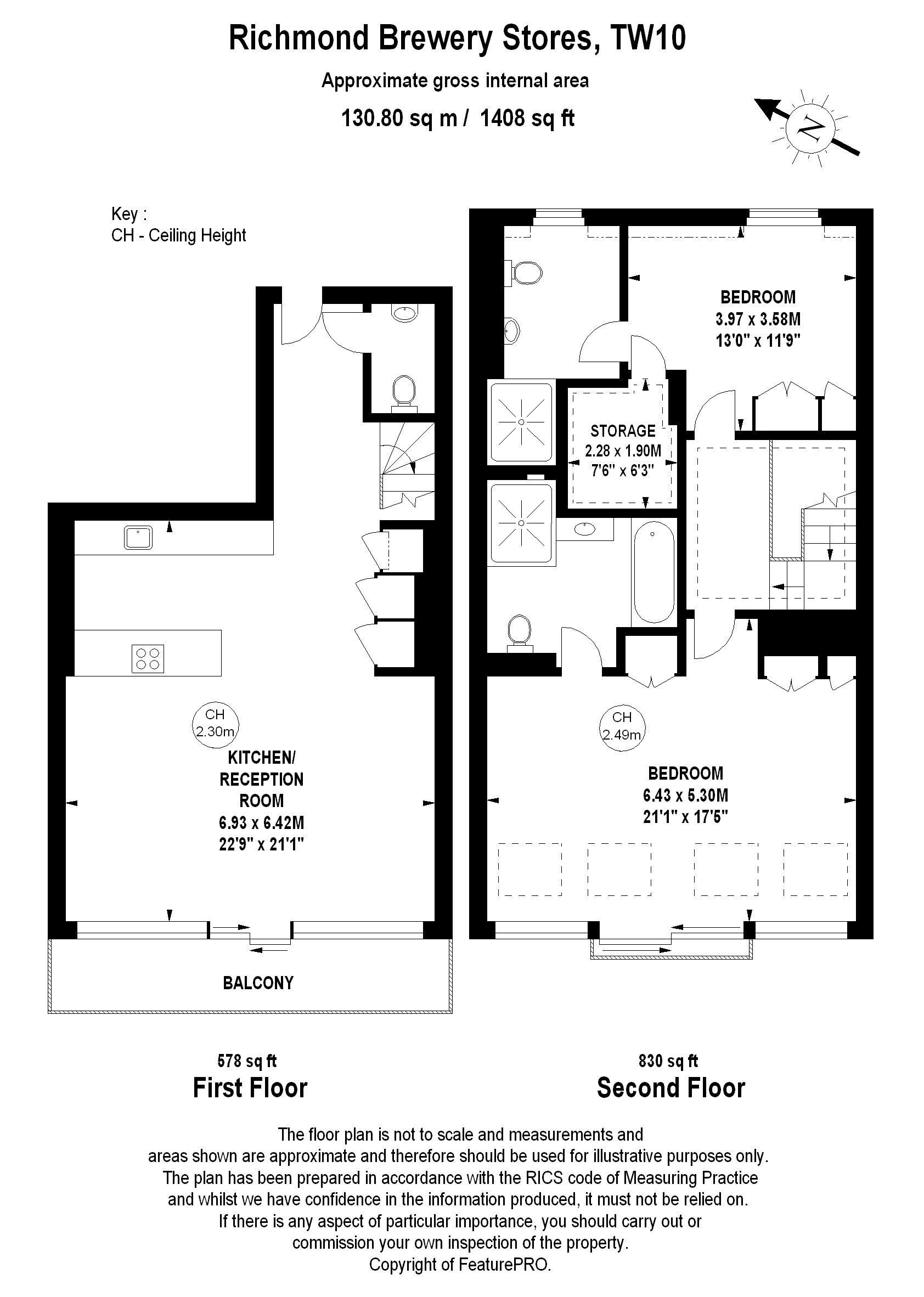 2 Bedrooms Flat for sale in Richmond Brewery Stores, 18 Petersham Road, Richmond TW10