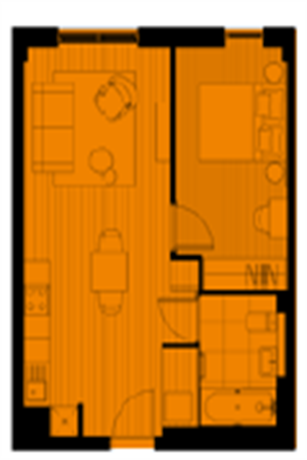 204, Railings, Middlewood Locks, Shale Lane, Salford floorplan
