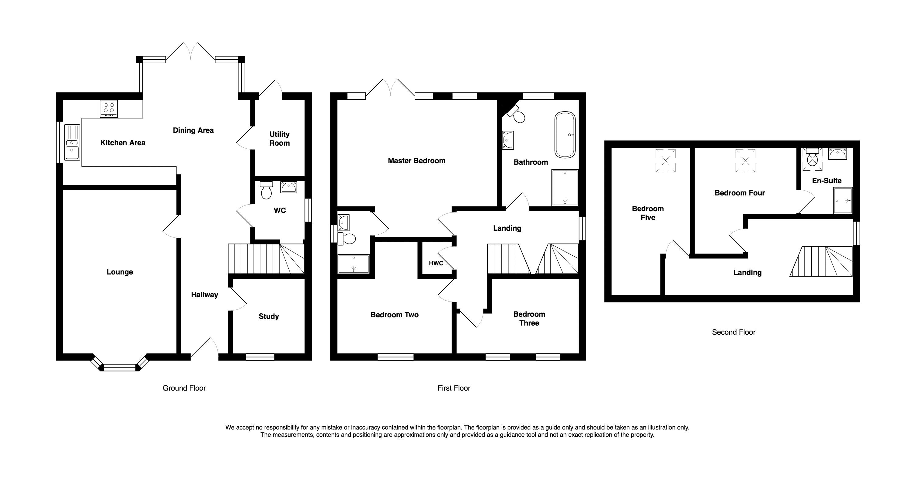 5 Bedrooms Detached house for sale in Mow Cop Road, Mow Cop, Staffordshire ST7