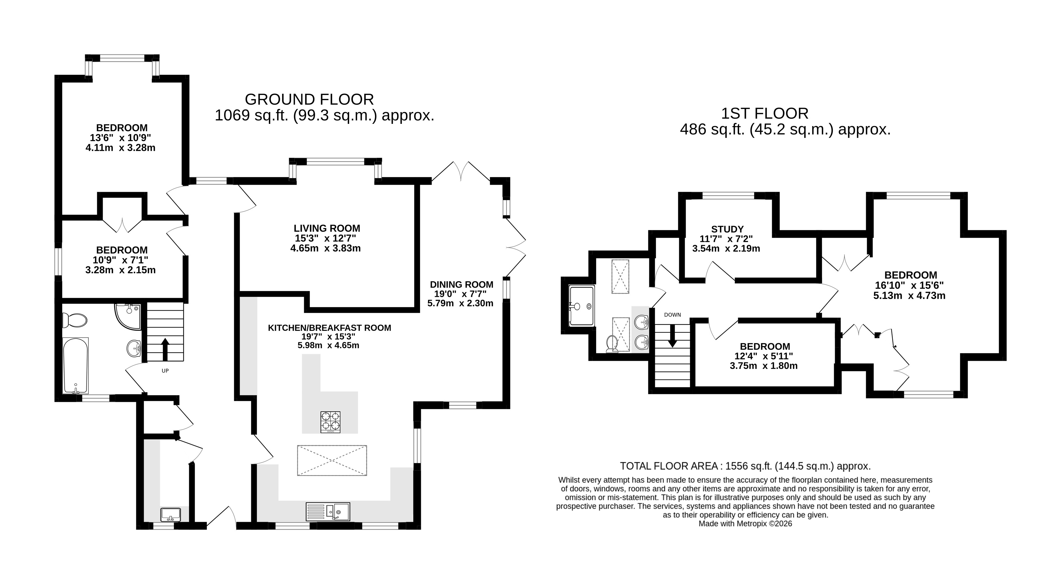 33, Alma Lane, Surrey floorplan