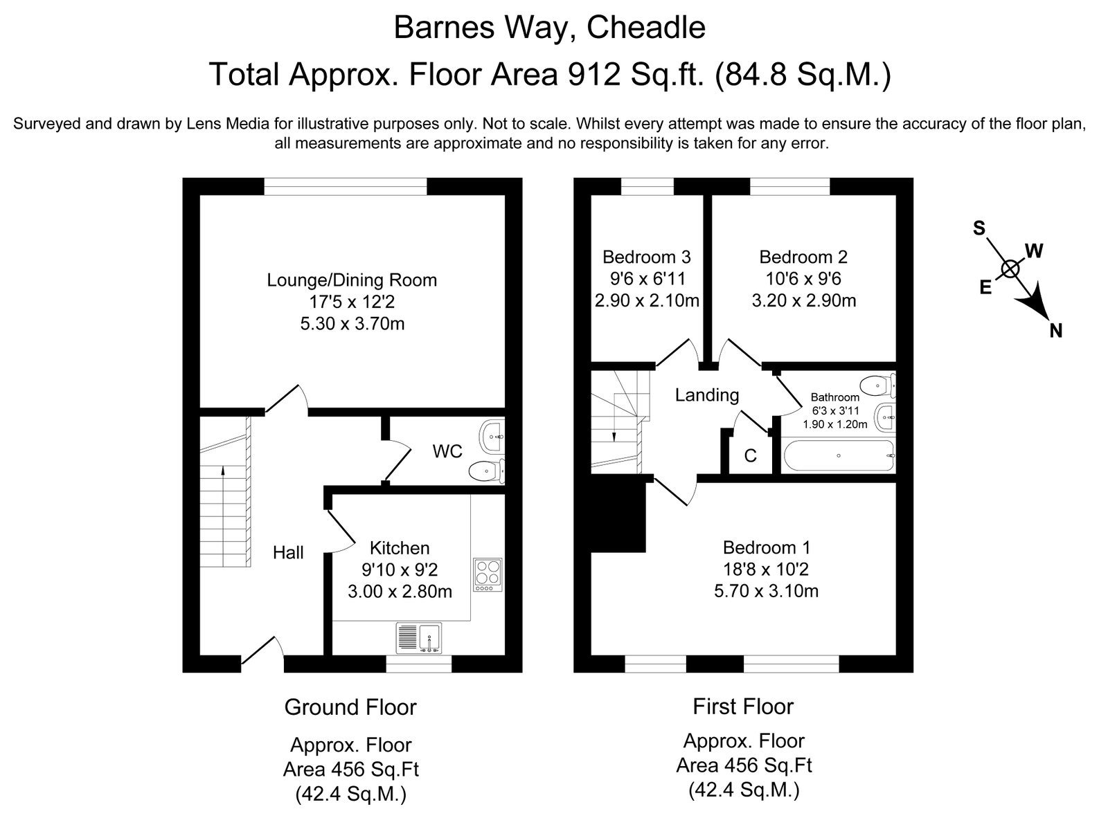 50, Barnes Way, Stockport floorplan
