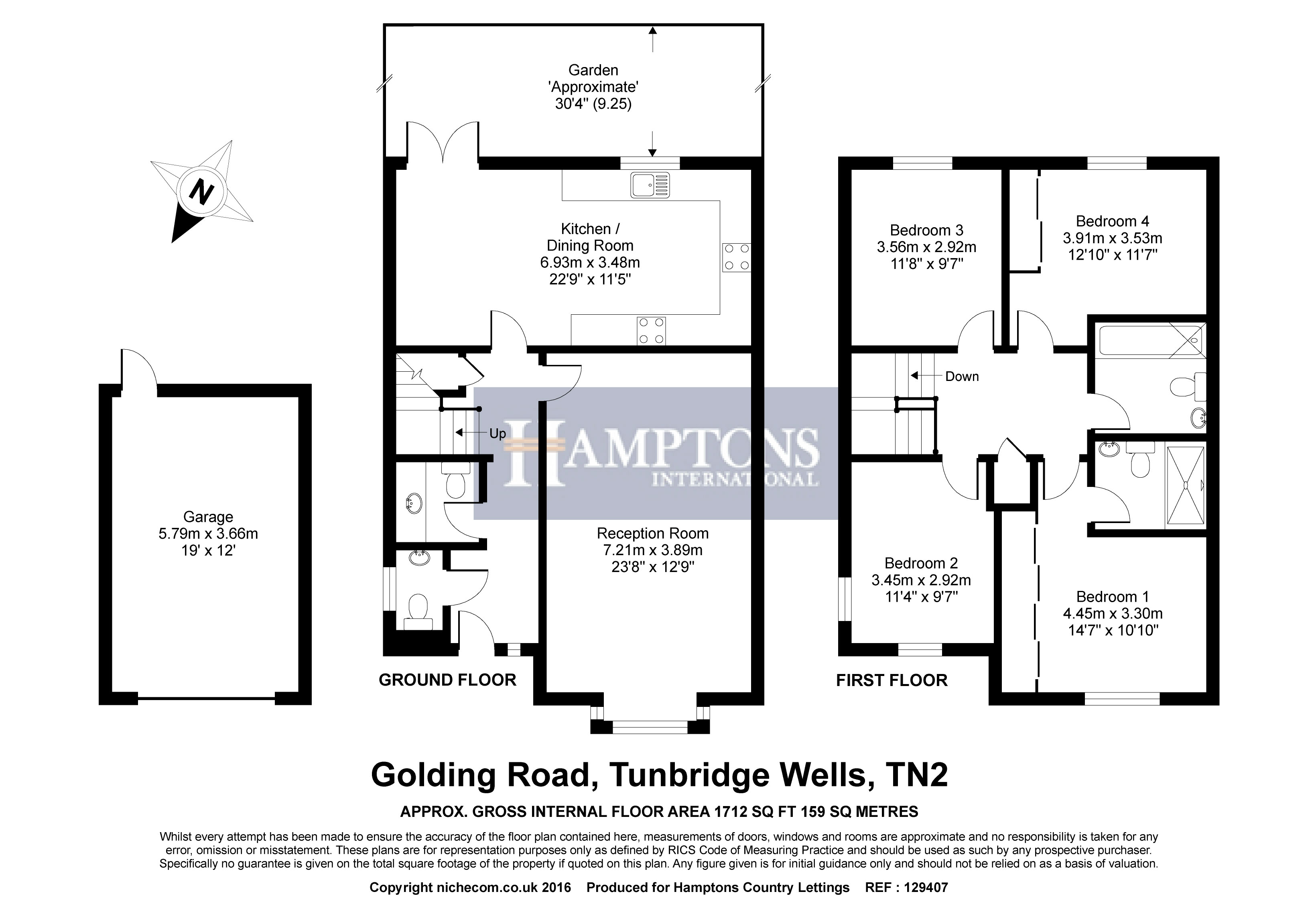 11, Golding Road, Tunbridge Wells floorplan