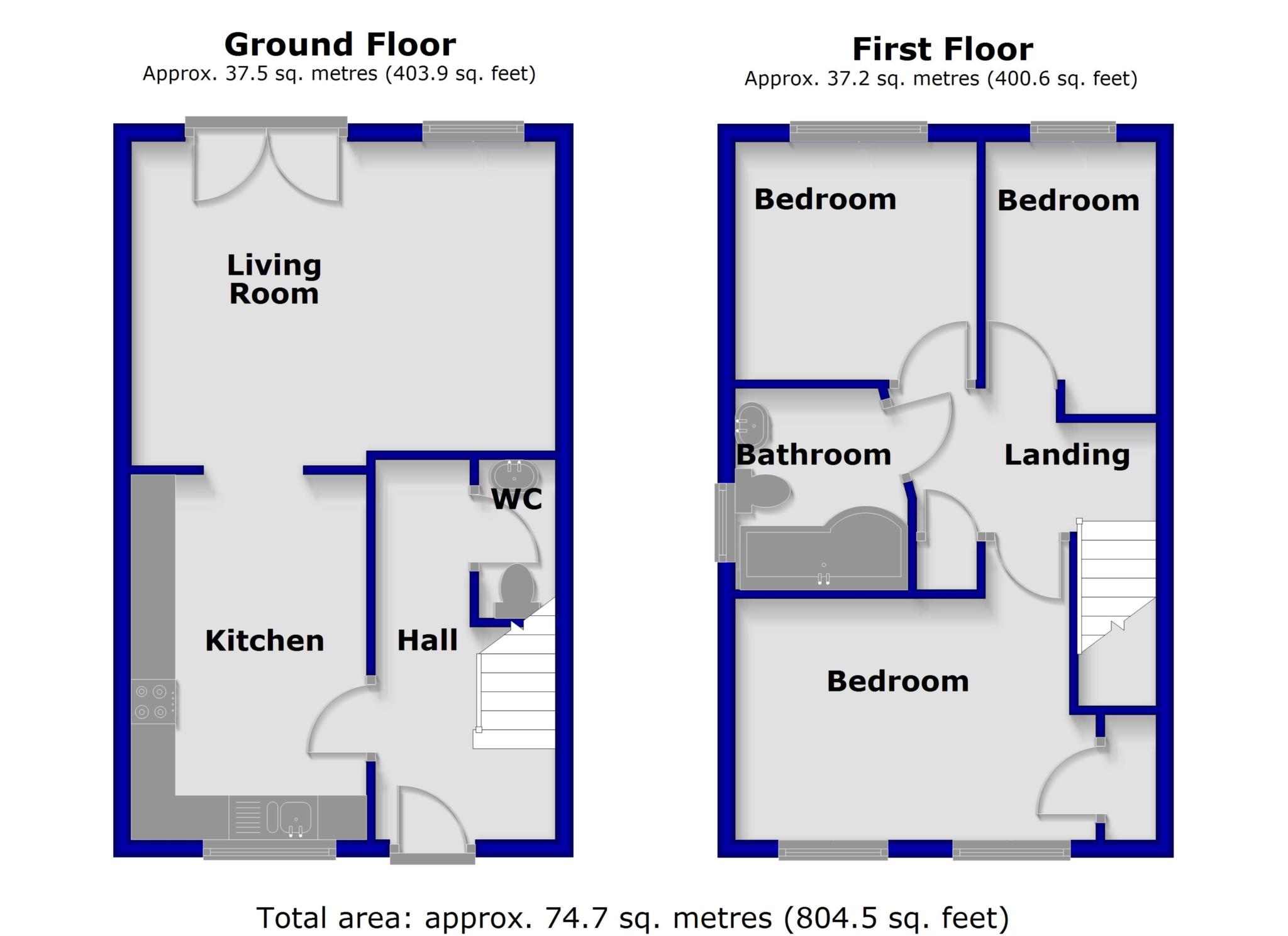 4, Y Gerddi, Aberystwyth floorplan
