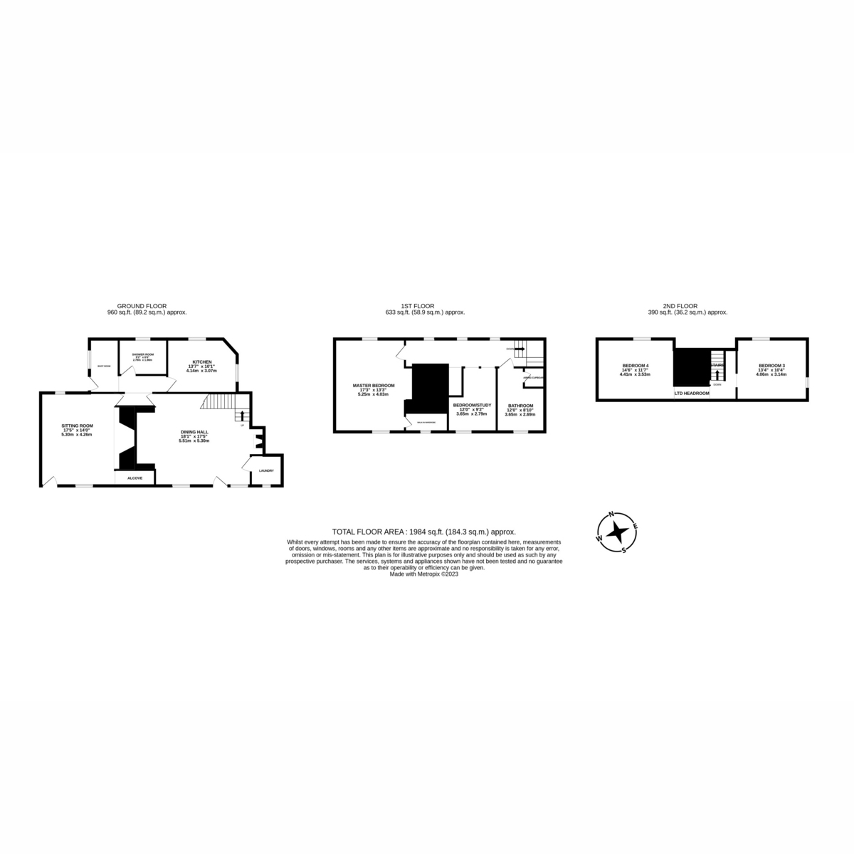 Martyrs Cottage, Church Road, East Bilney floorplan