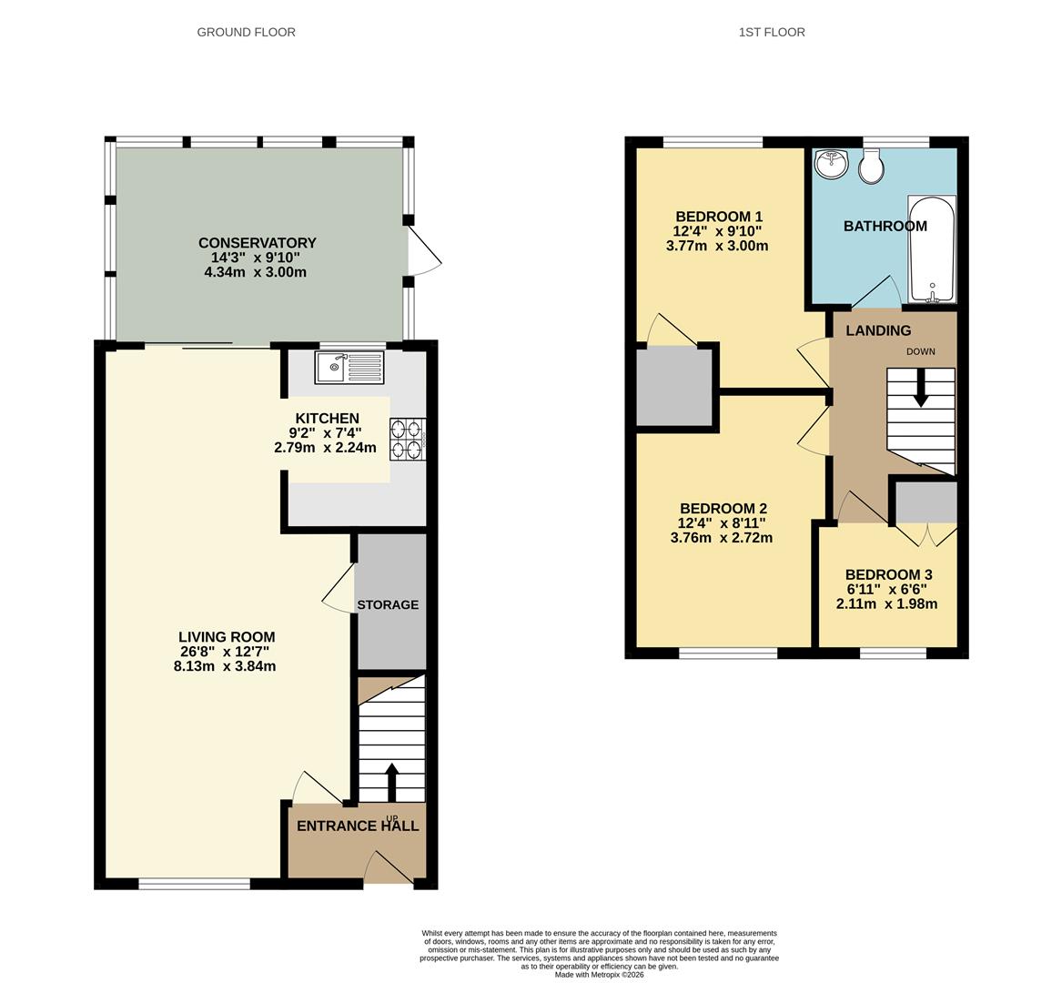 100, Streatfield Road, Uckfield floorplan
