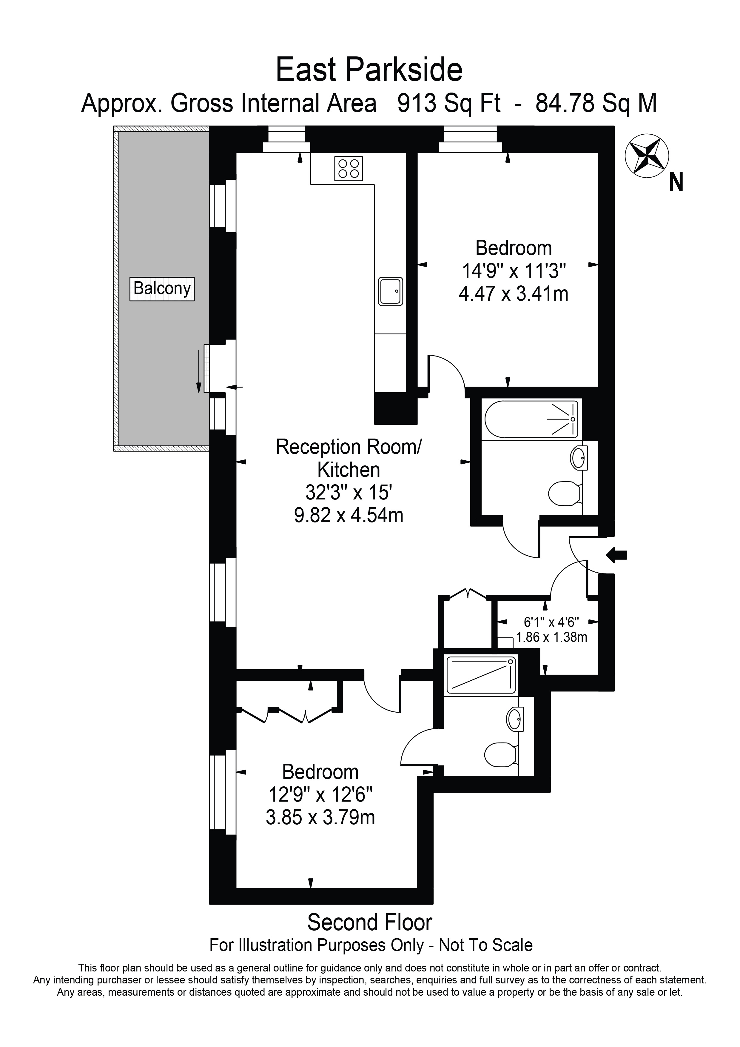 PARKVIEW, East Parkside, London floorplan