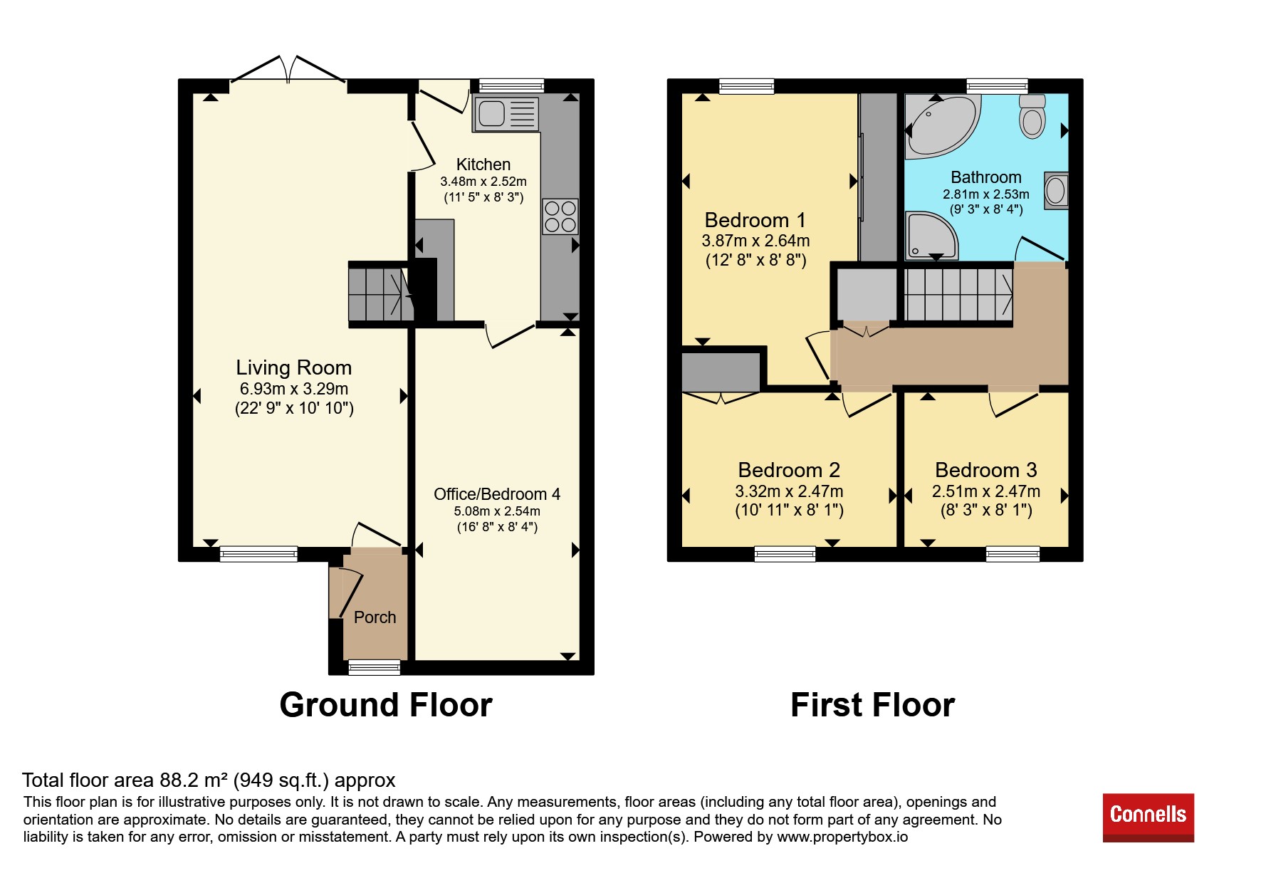 335, Thorney Leys, WITNEY floorplan