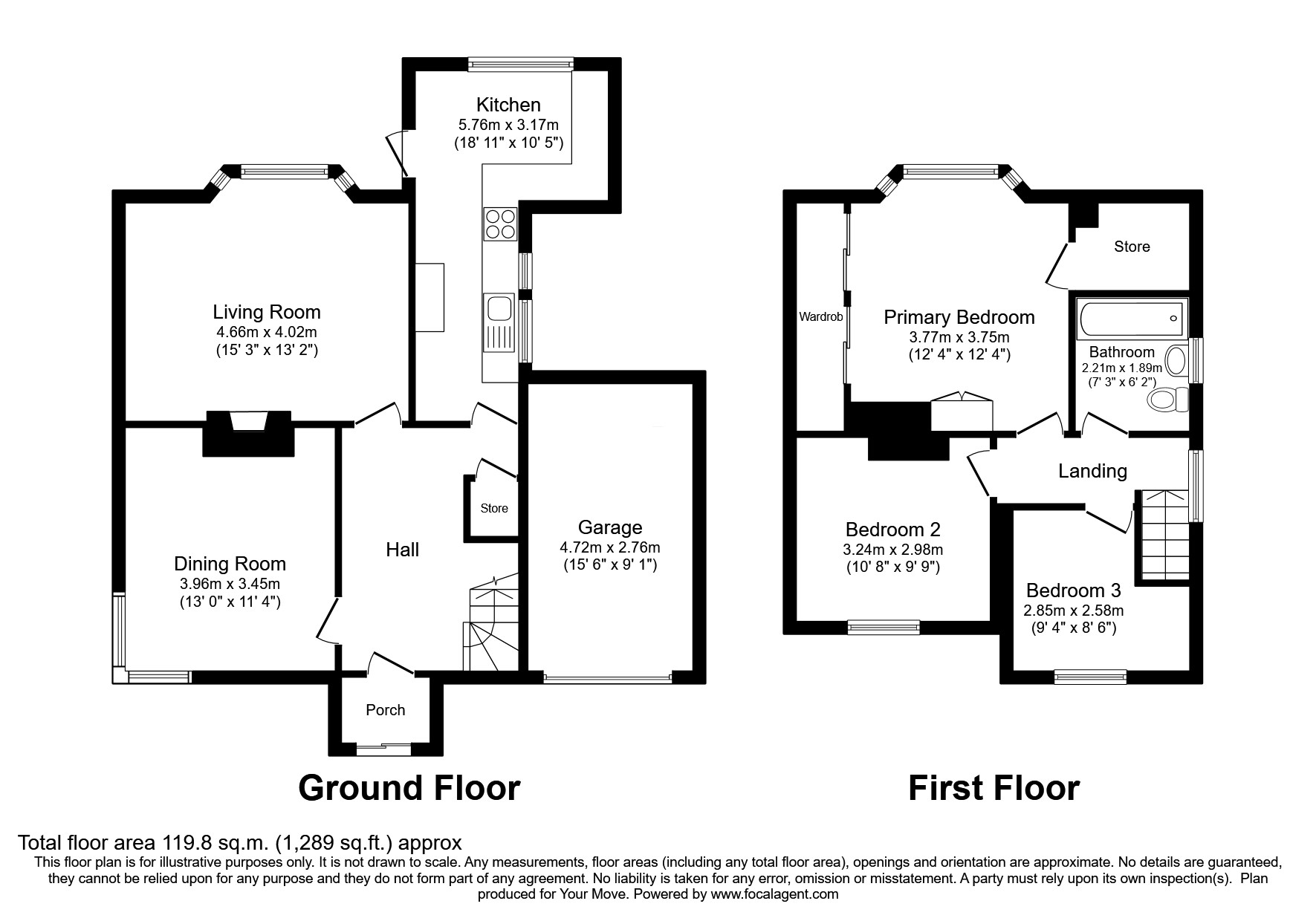 49, St. James Road, Cumbria floorplan