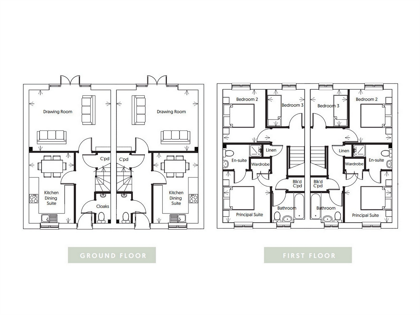 Wynstones Drive, Brookthorpe, Gloucester GL4, 3 bedroom end terrace