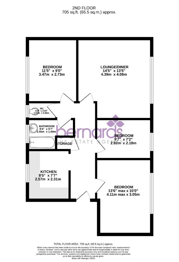 4, Vernon Court, London Road, Portsmouth floorplan