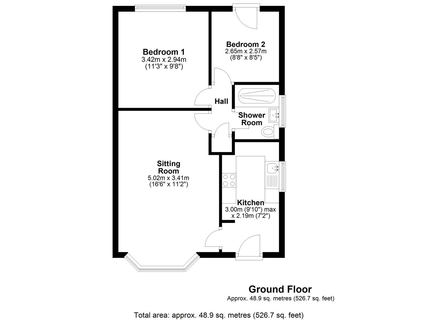 64, Roman Avenue South, York floorplan