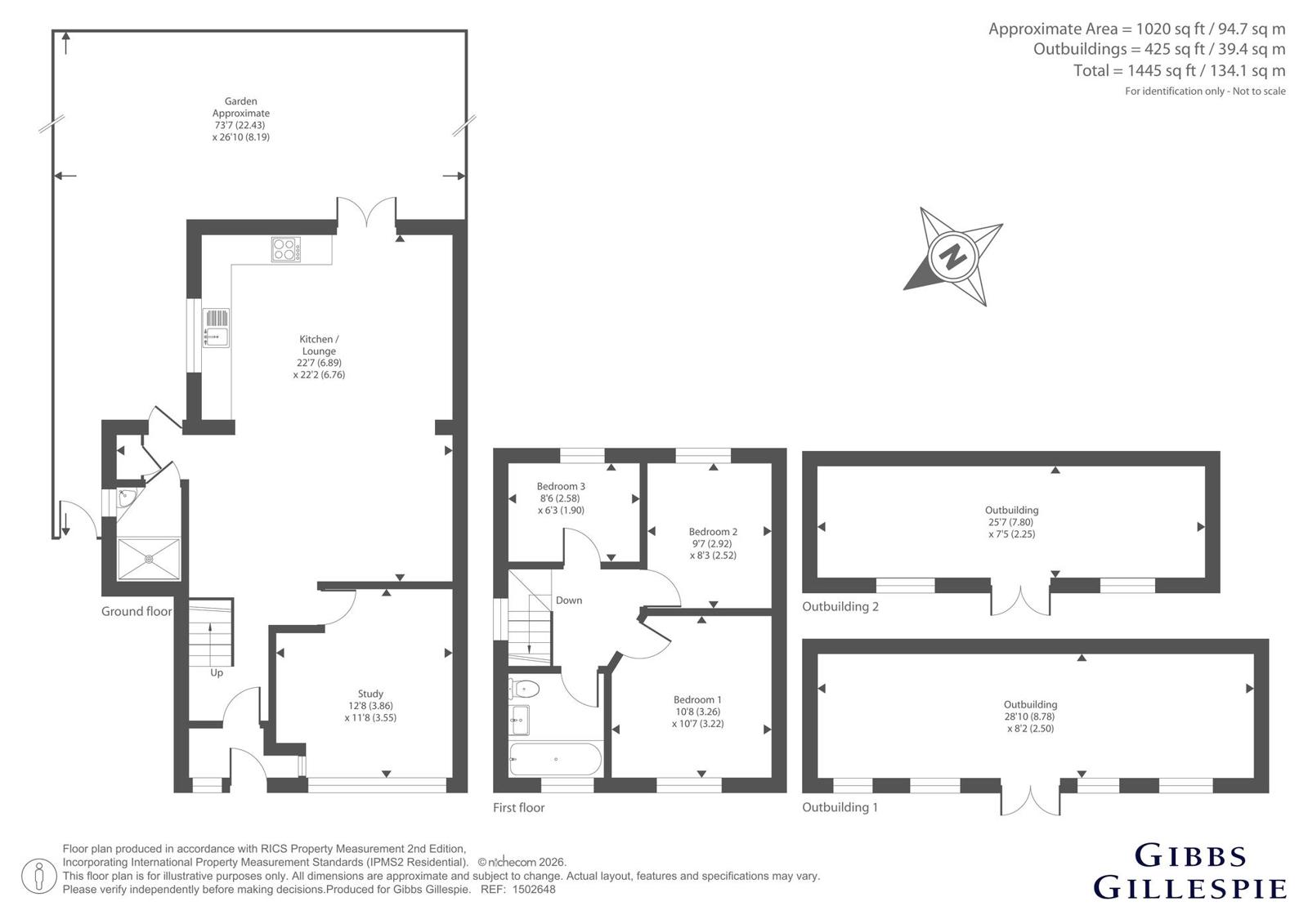 77, Hornhill Road, Rickmansworth floorplan