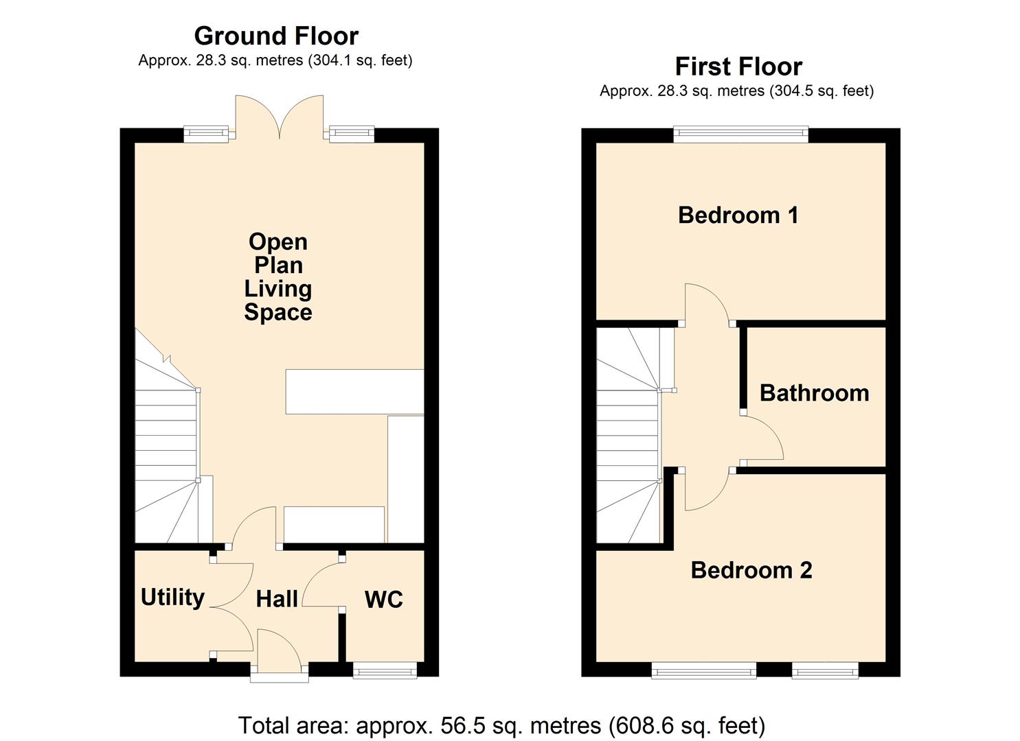 2 Bedrooms Terraced house for sale in St. Aelreds Drive, Newton-Le-Willows WA12