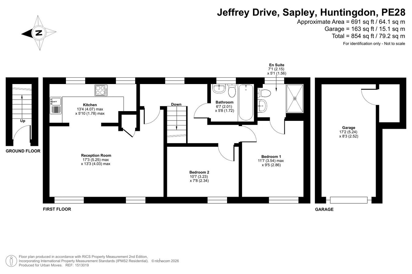 21, Jeffrey Drive, Huntingdon floorplan