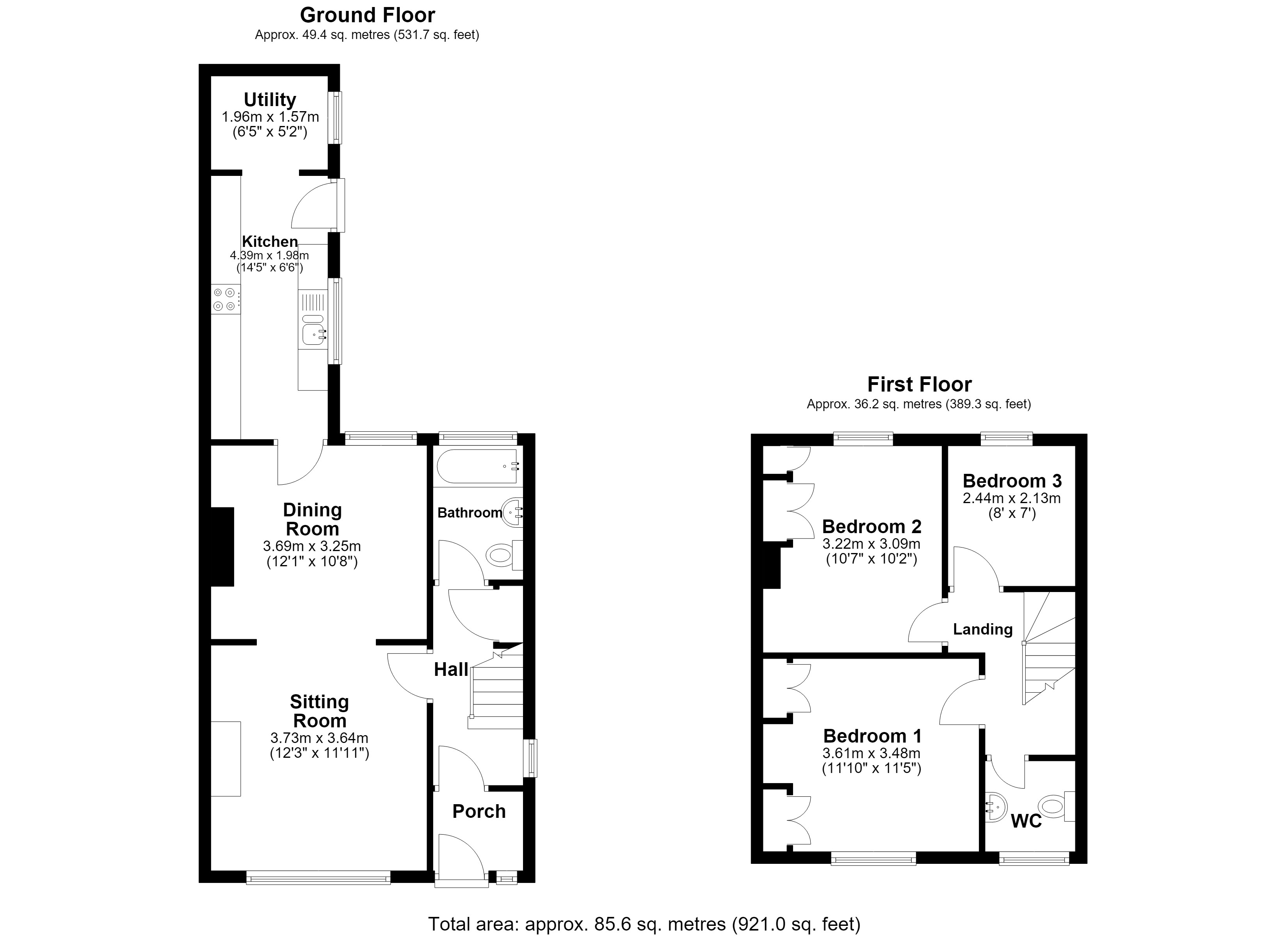 13, Dinsdale Road, Suffolk floorplan