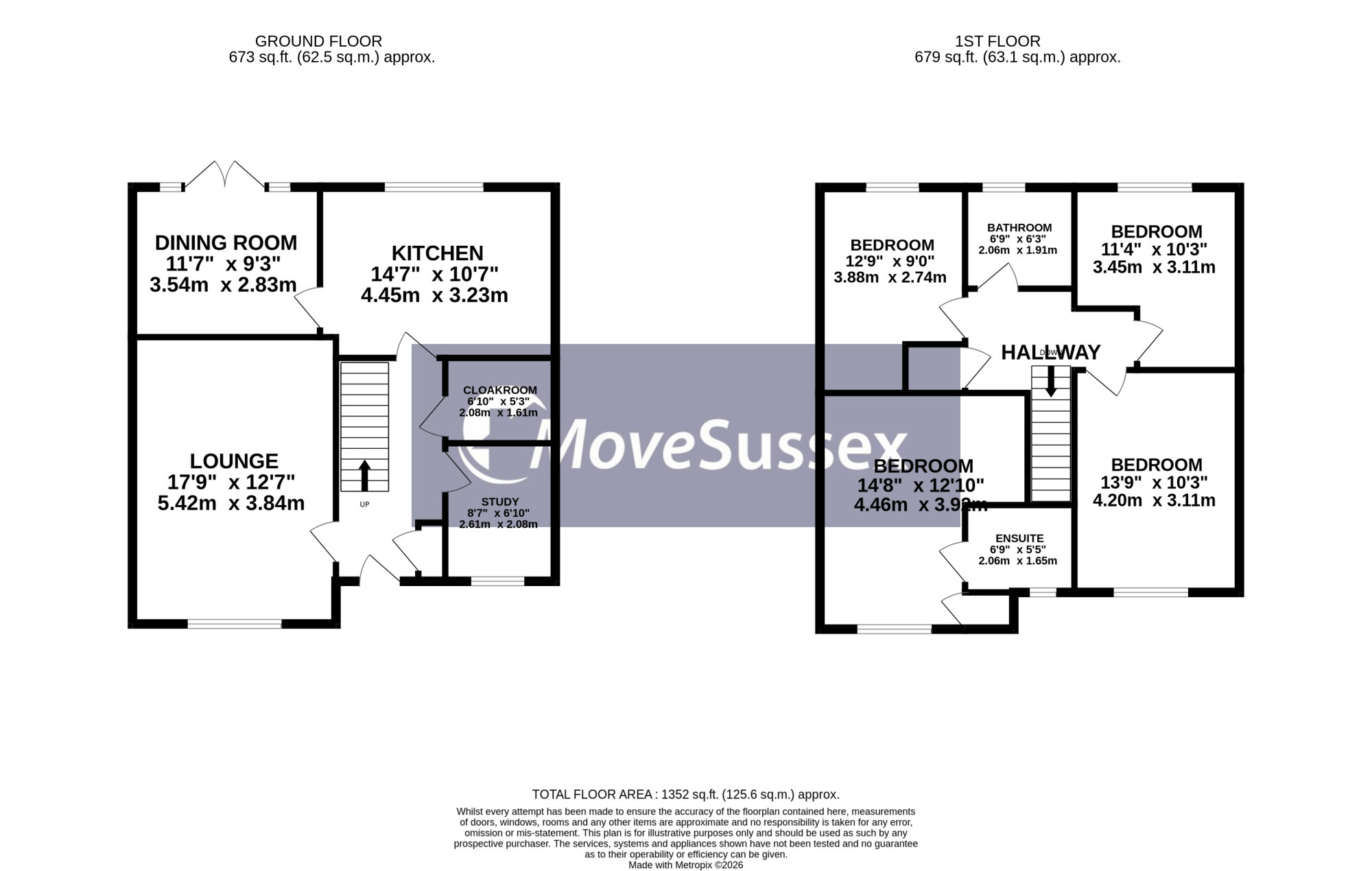 22, Lessing Lane, Pevensey floorplan
