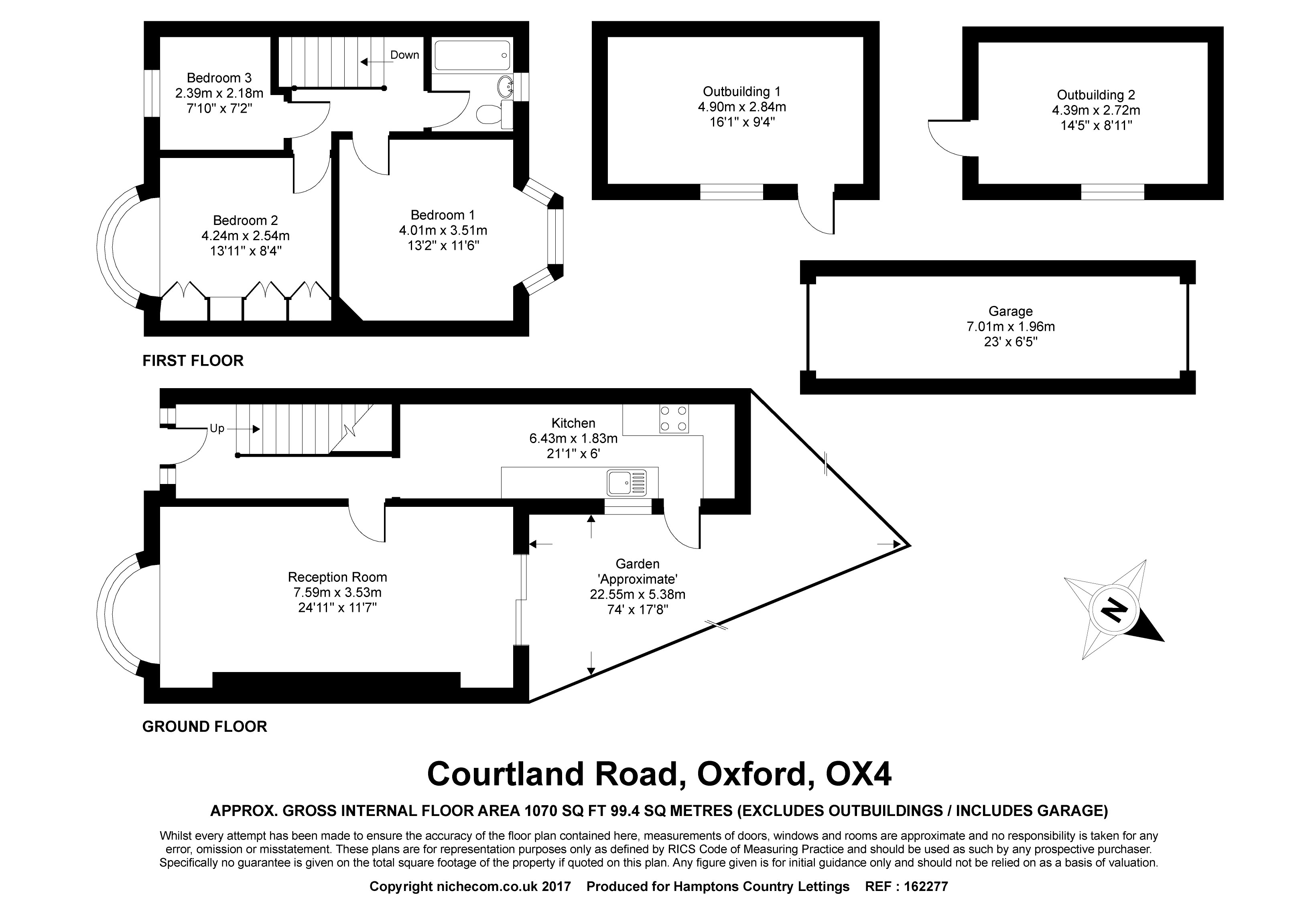8, Courtland Road, Oxford floorplan
