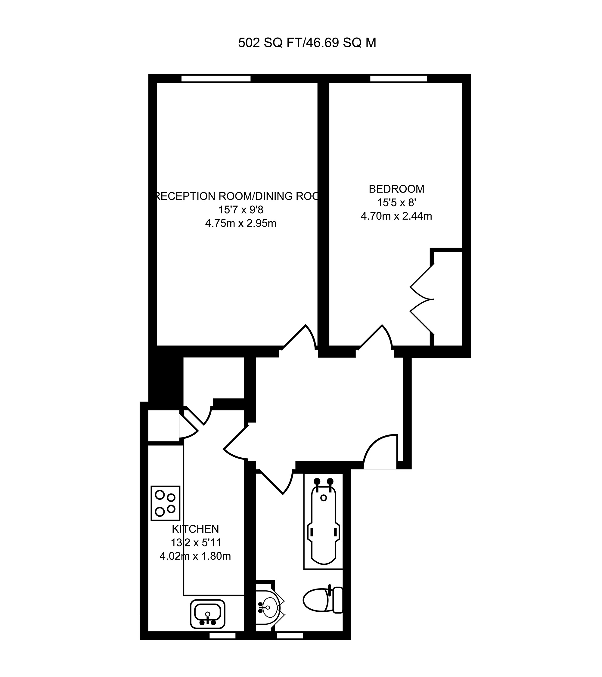 1 Bedrooms Flat to rent in Gloucester Terrace, Westbourne Grove, Paddington W2