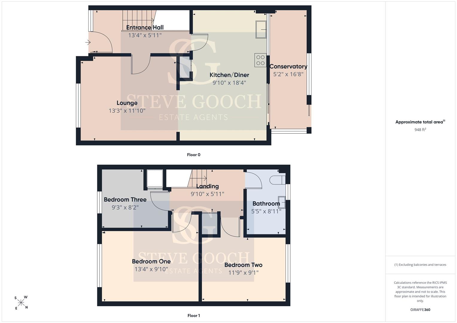 136, Oak Way, Cinderford floorplan