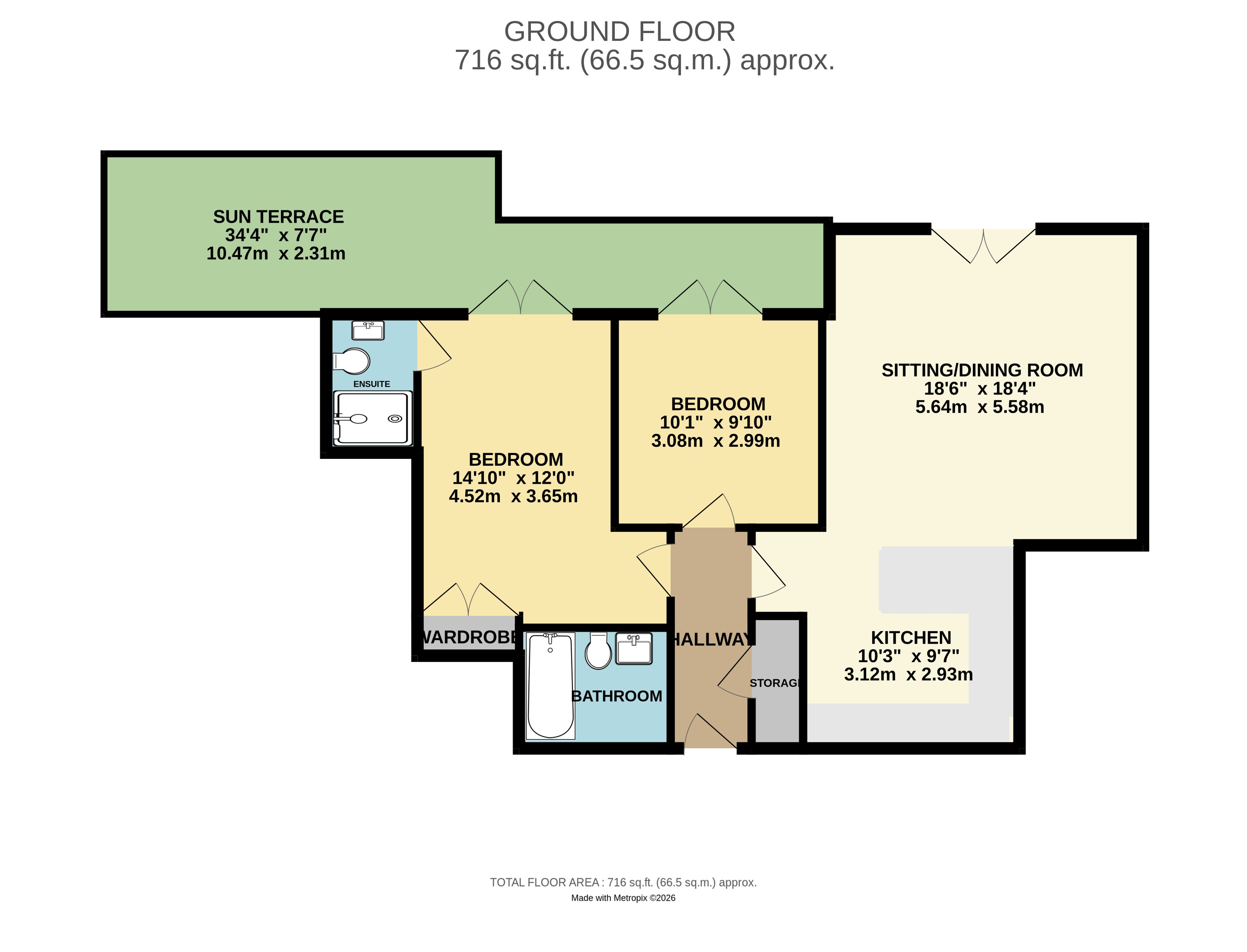 Apt 17, 406-408 Withington Point,, Wilmslow Road, Manchester floorplan