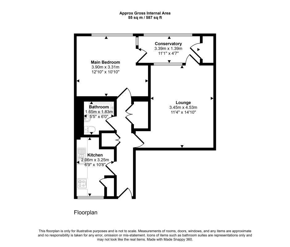 Rothbury Walk, London floorplan