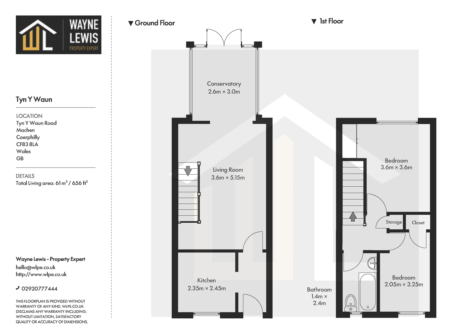 30, Tyn Y Waun Road, Caerphilly floorplan