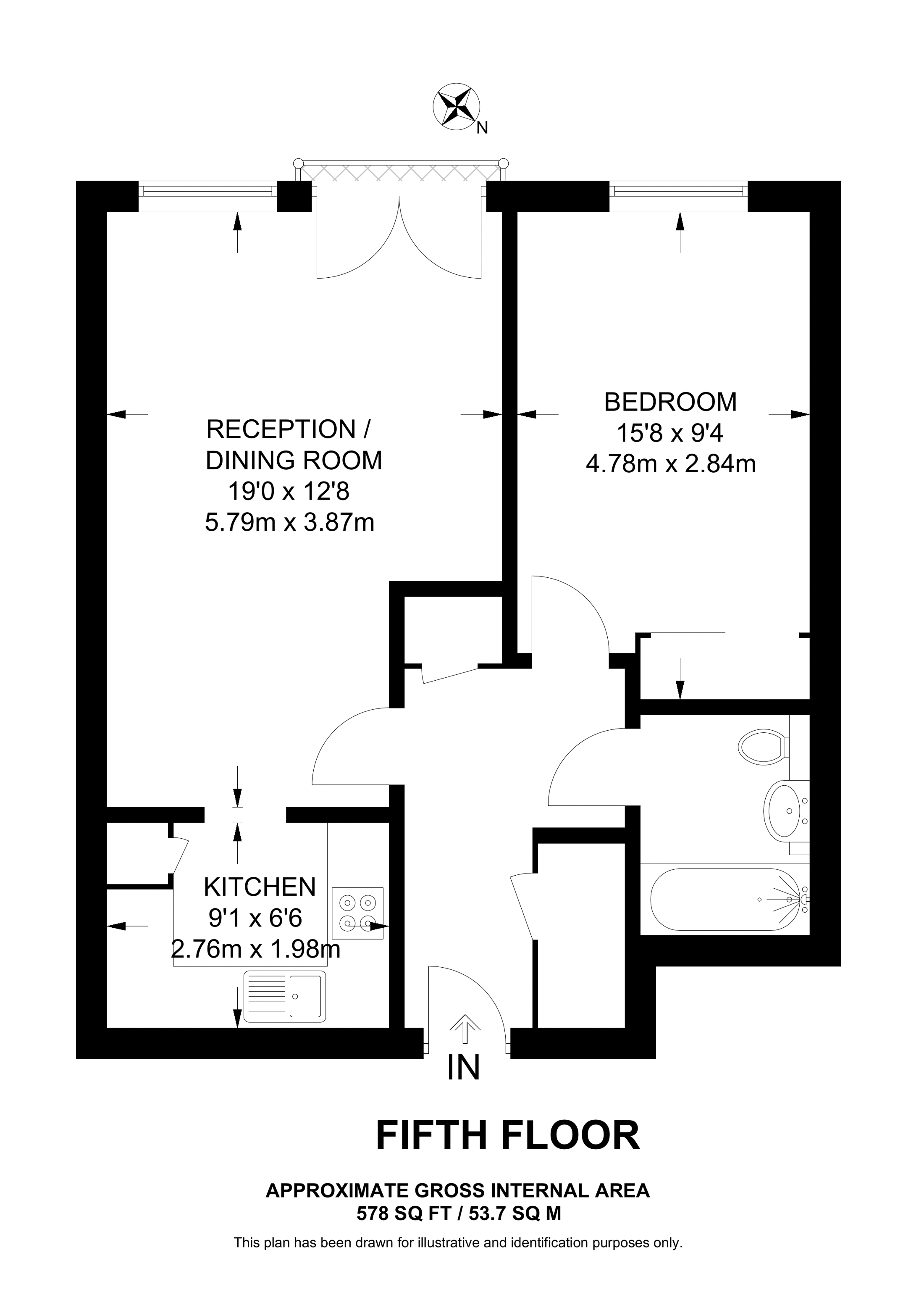 Biggerstaff Road, Stratford floorplan