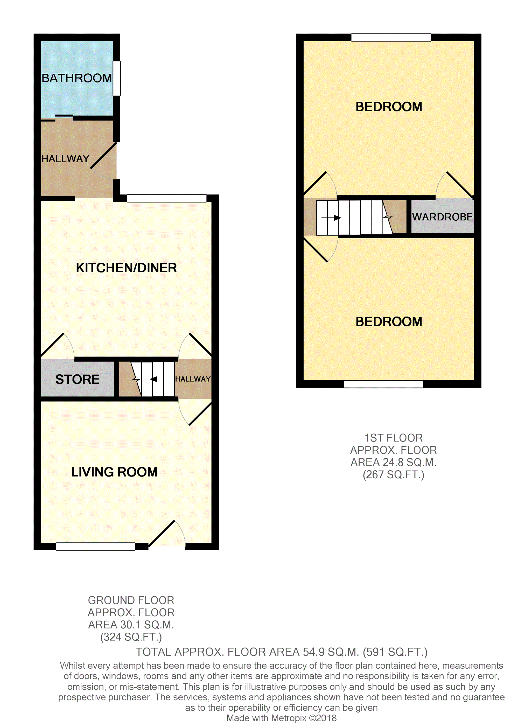 2 Bedrooms Terraced house for sale in Charlotte Grove, Leeds LS15