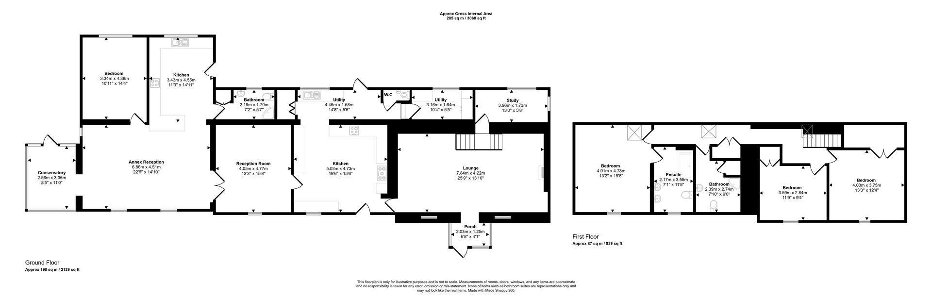 Trehowel Fach, Glandwr, Hebron floorplan