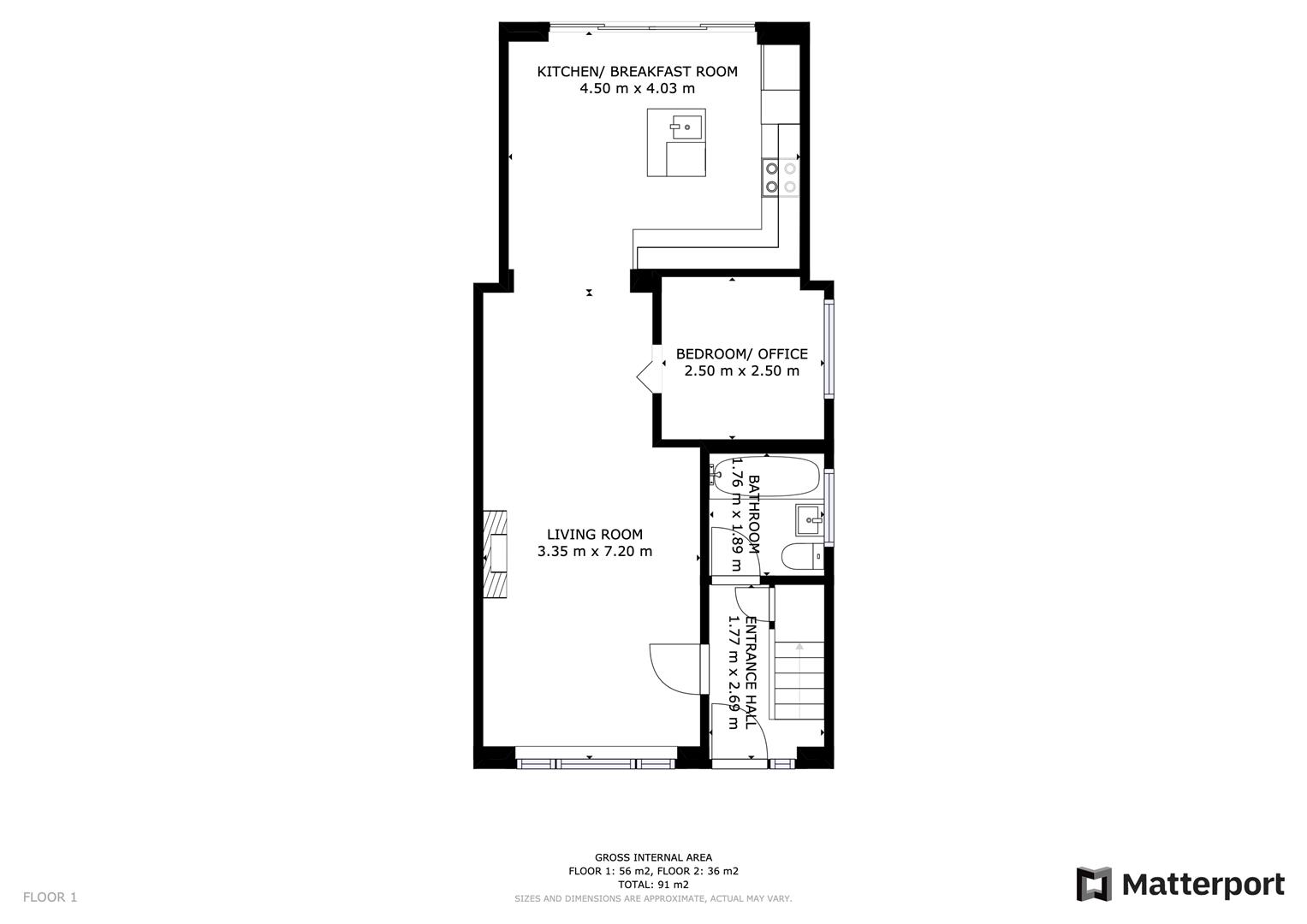 36, Reevy Avenue, Bradford floorplan