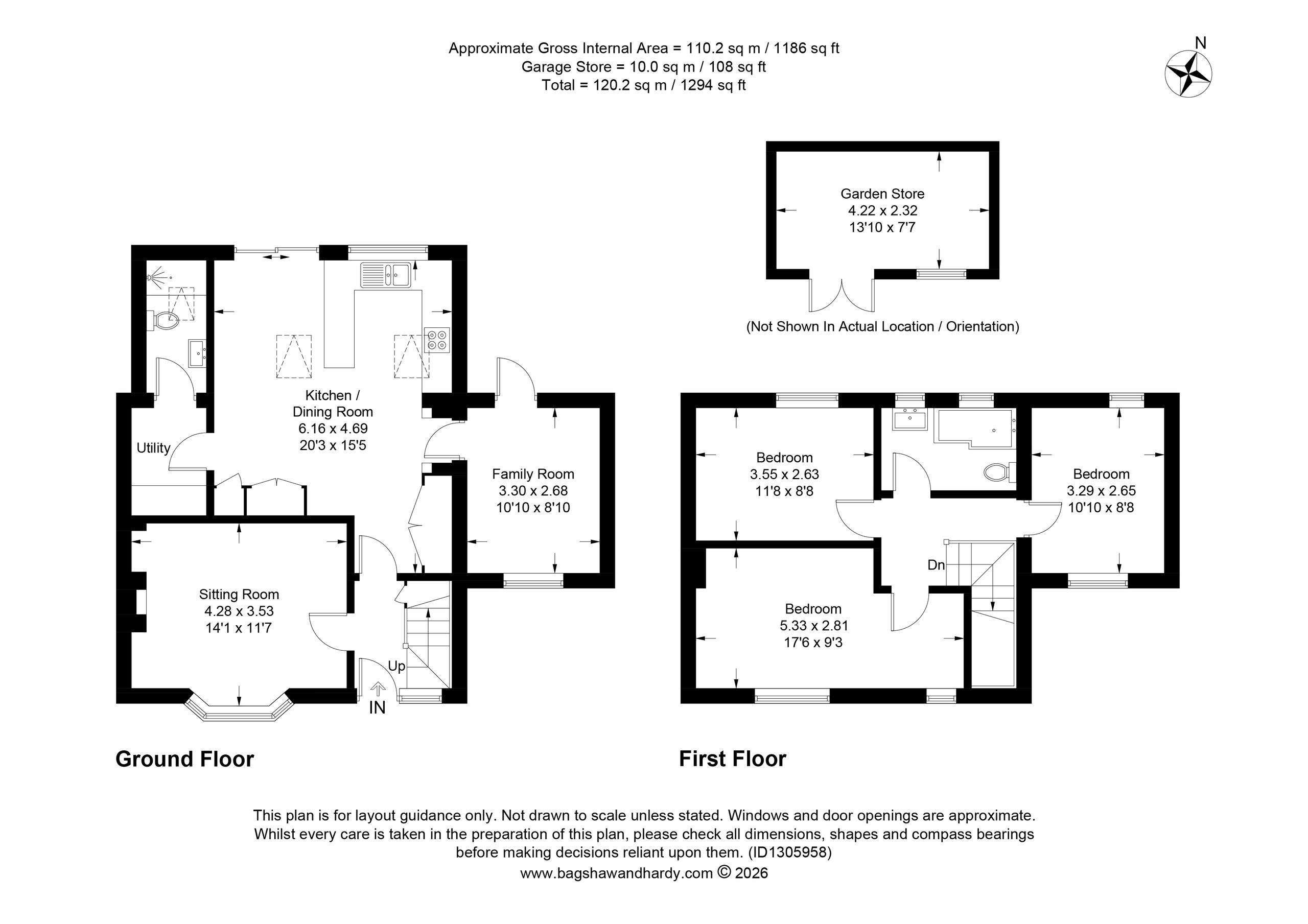 2 Fort Road, Sevenoaks floorplan