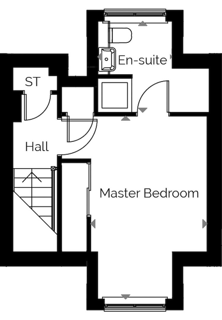 Plot 53, The Elliot Mid Terrace, Dundas Estates - Gilbertfield Woods, Cambuslang floorplan