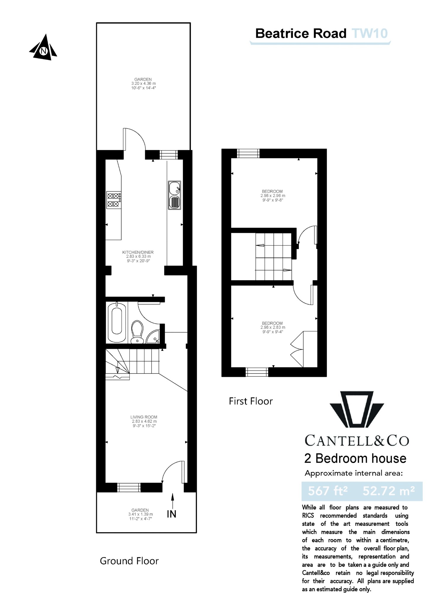 18 Beatrice Road, Richmond, Surrey floorplan