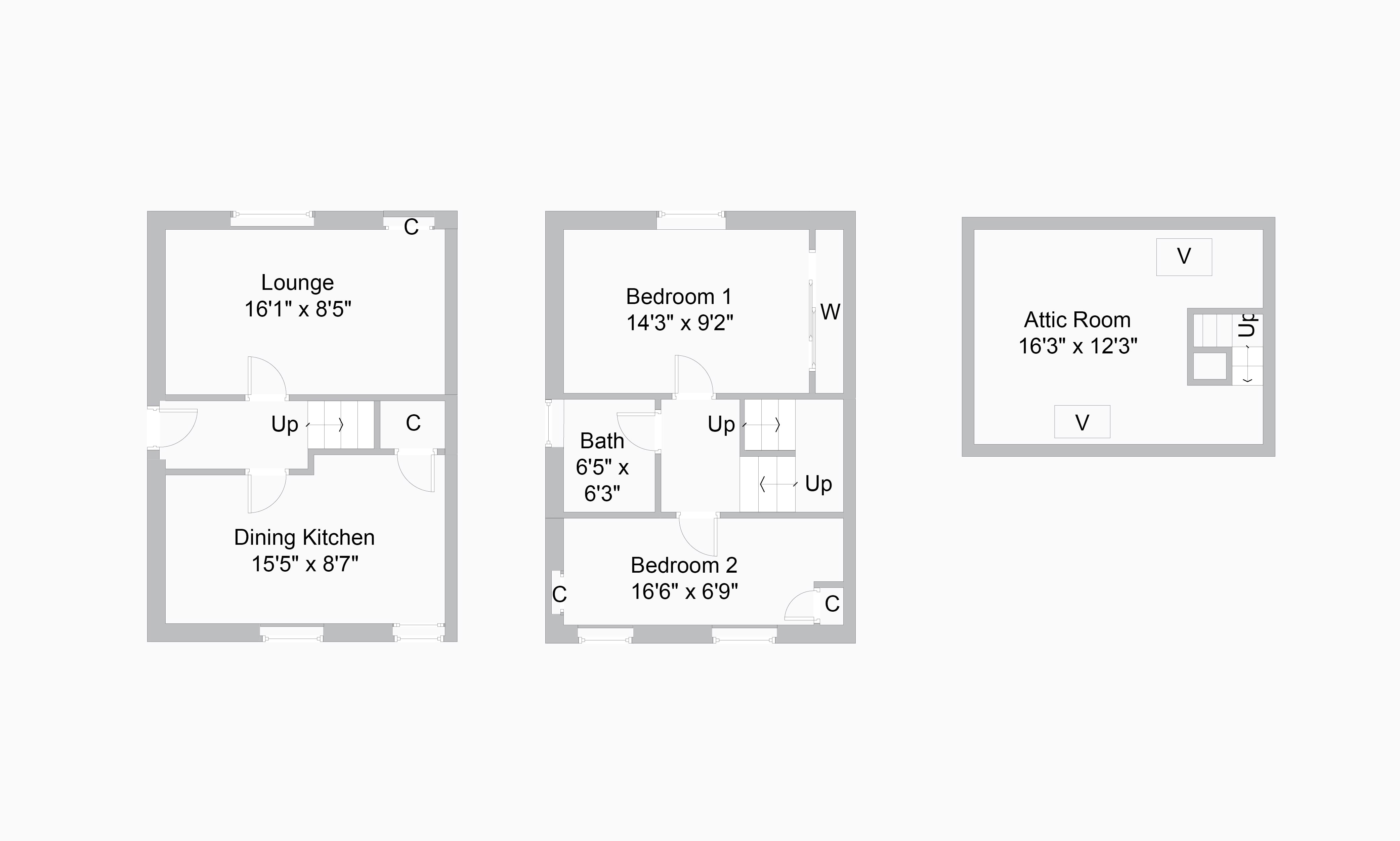 2 Bedrooms End terrace house for sale in Woodlea, Garelochhead, Argyll & Bute G84