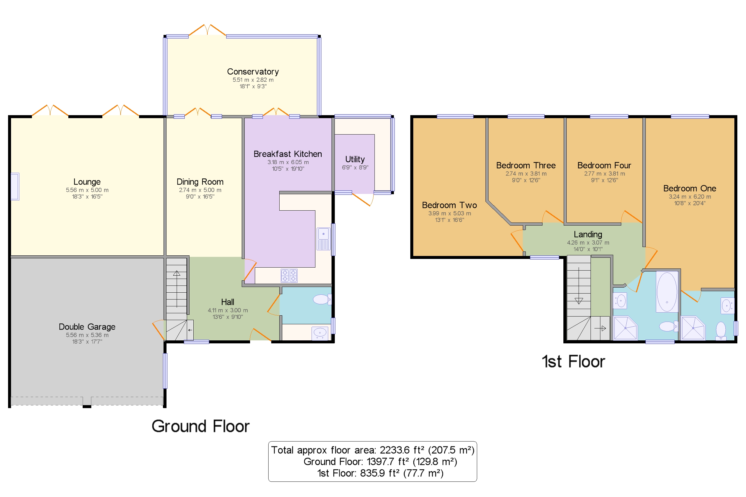 Beech House,, Leafield Road, Stockport floorplan