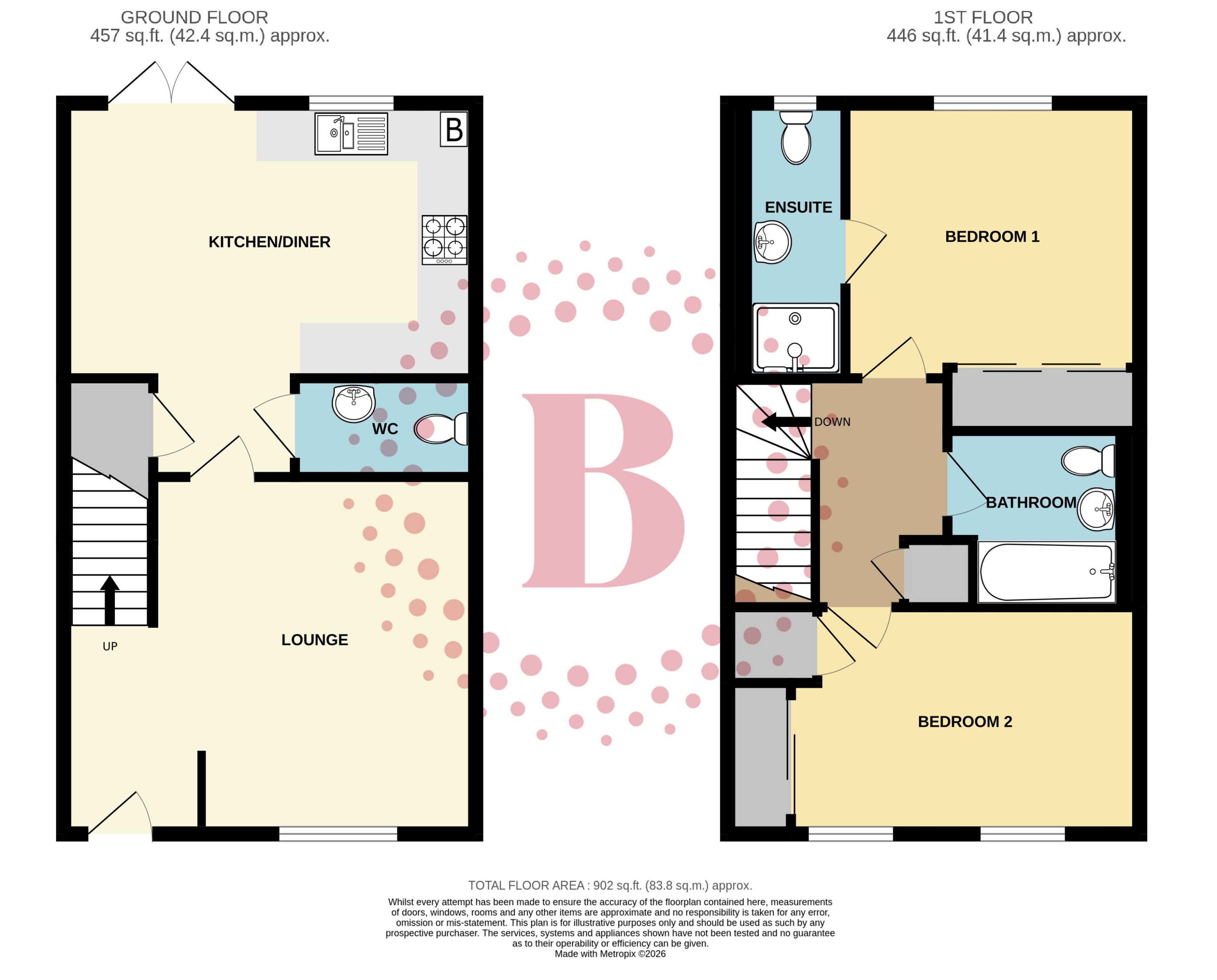 5, Orchard Place, Codicote floorplan