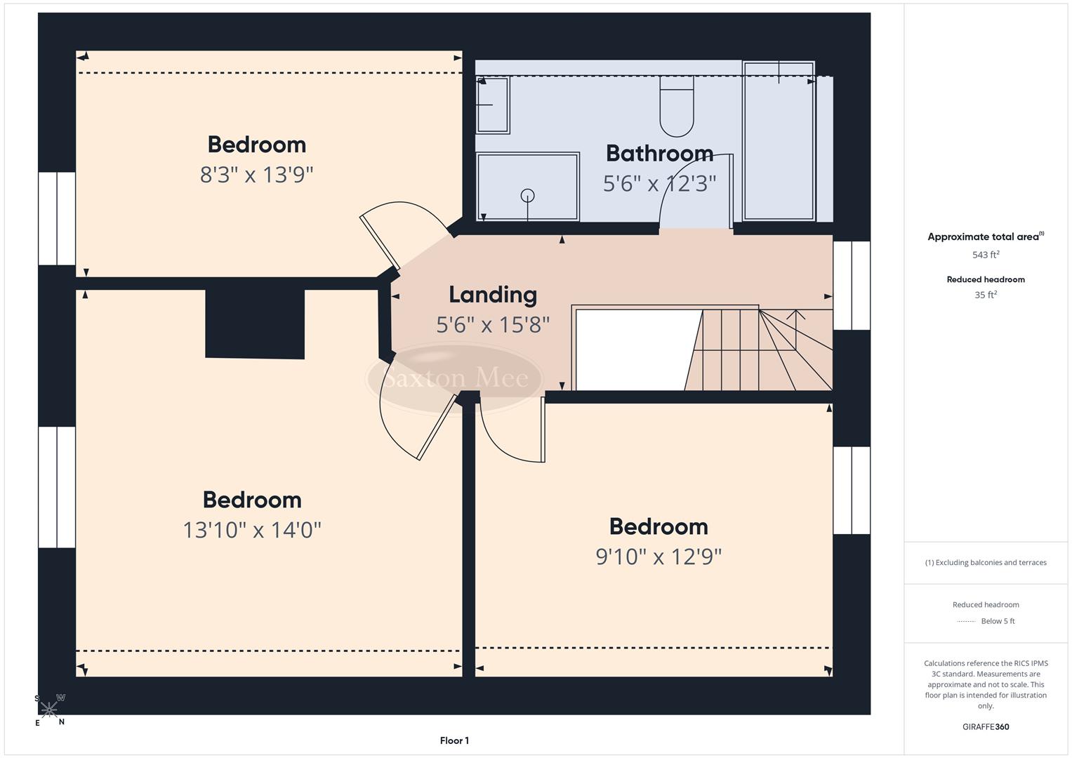 13, Stonelow Crescent, Dronfield floorplan