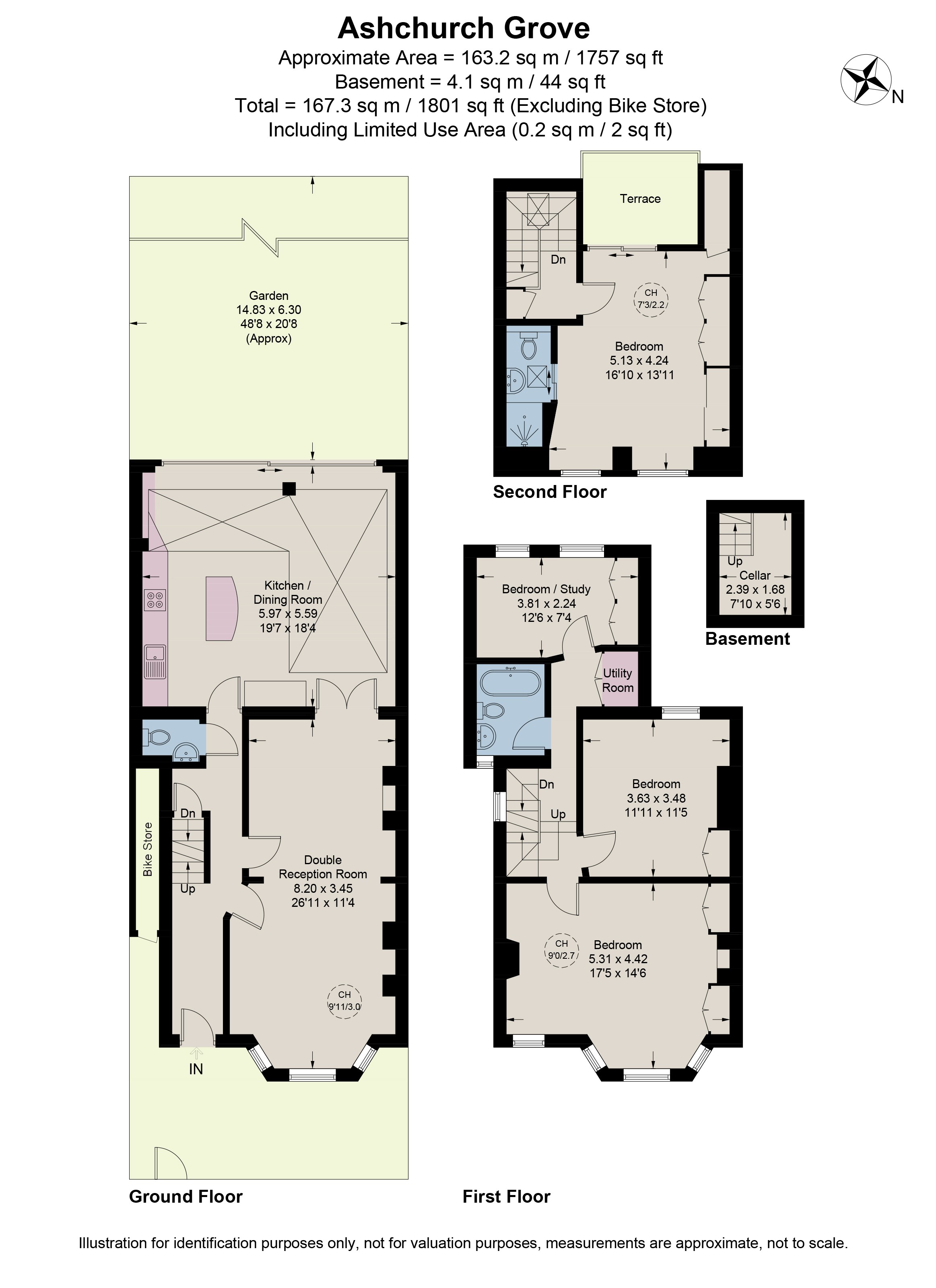 12, Ashchurch Grove, London floorplan