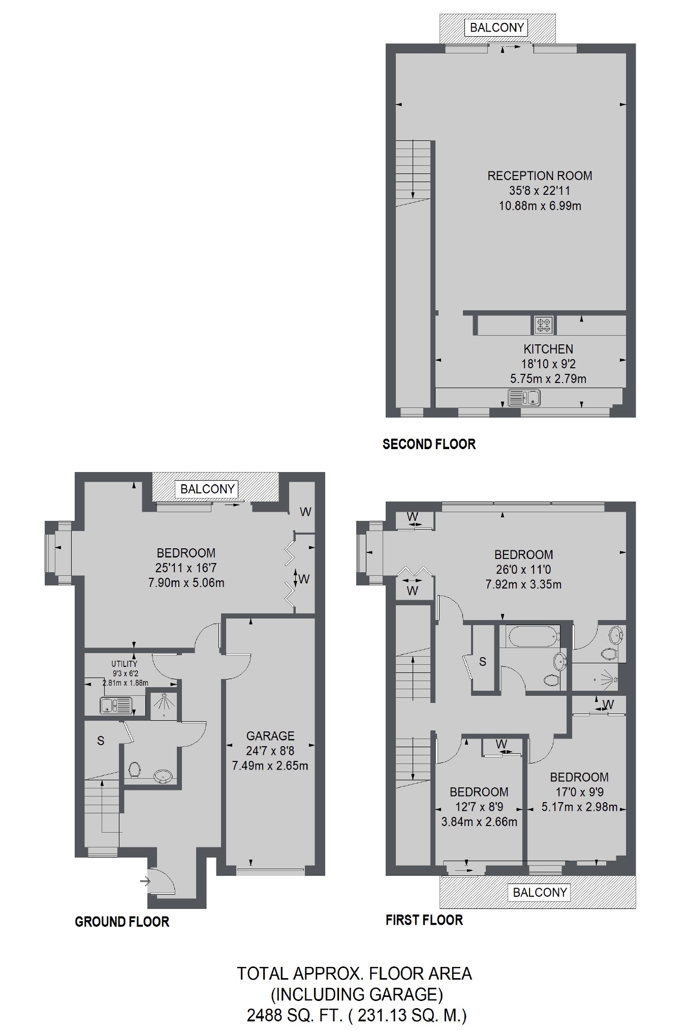 4 Bedrooms Flat to rent in Basin Approach, London E14