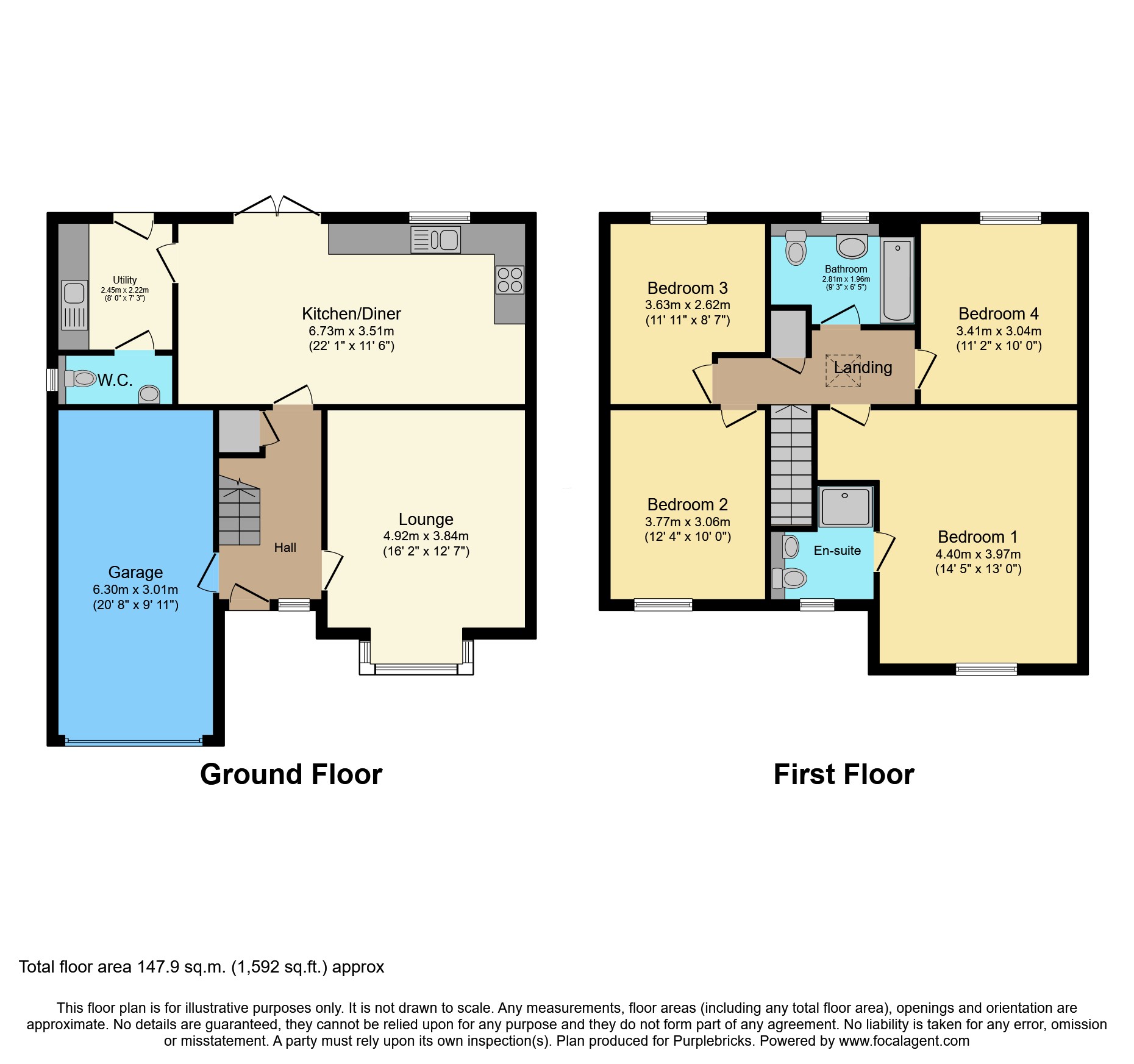 42, Higherfield Crescent, Prescot floorplan