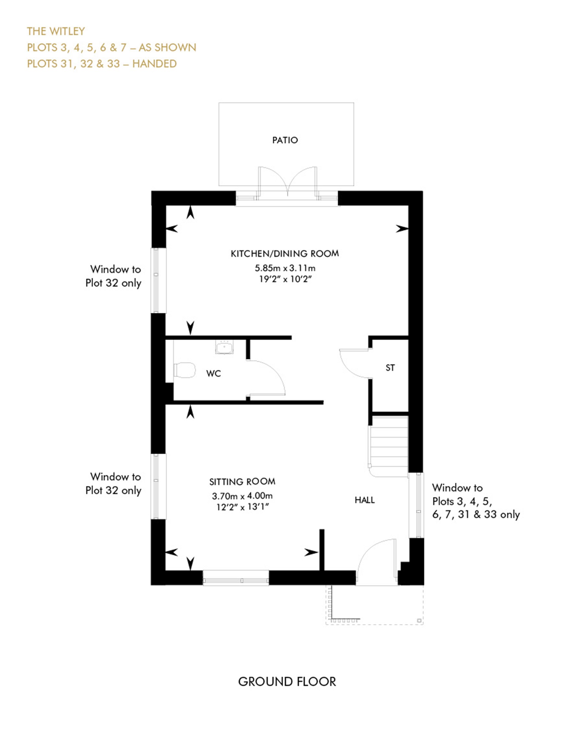 "Witley" at Aarons Hill, Godalming GU7, 3 bedroom semidetached house for sale 58198963