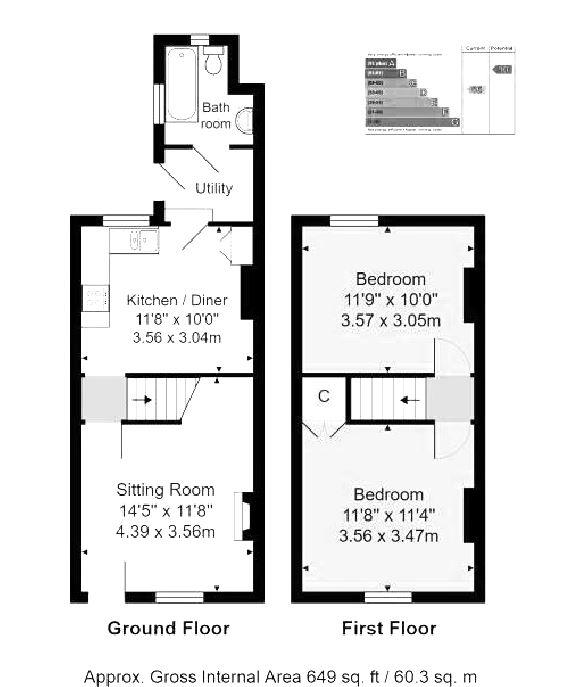 2 Bedrooms Terraced house for sale in Apsley Street, Tunbridge Wells TN4