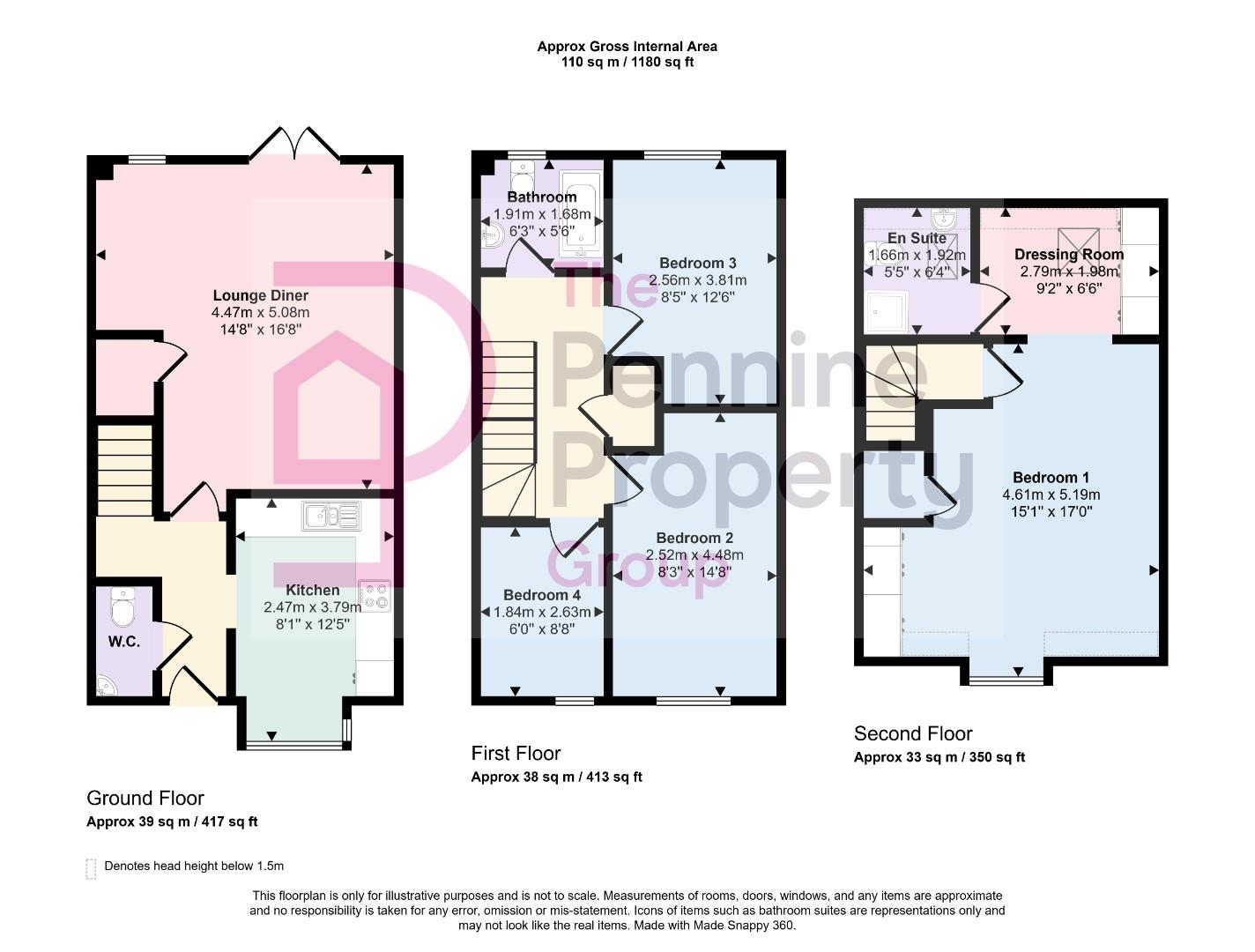 20, Ashfield Close, Penistone floorplan