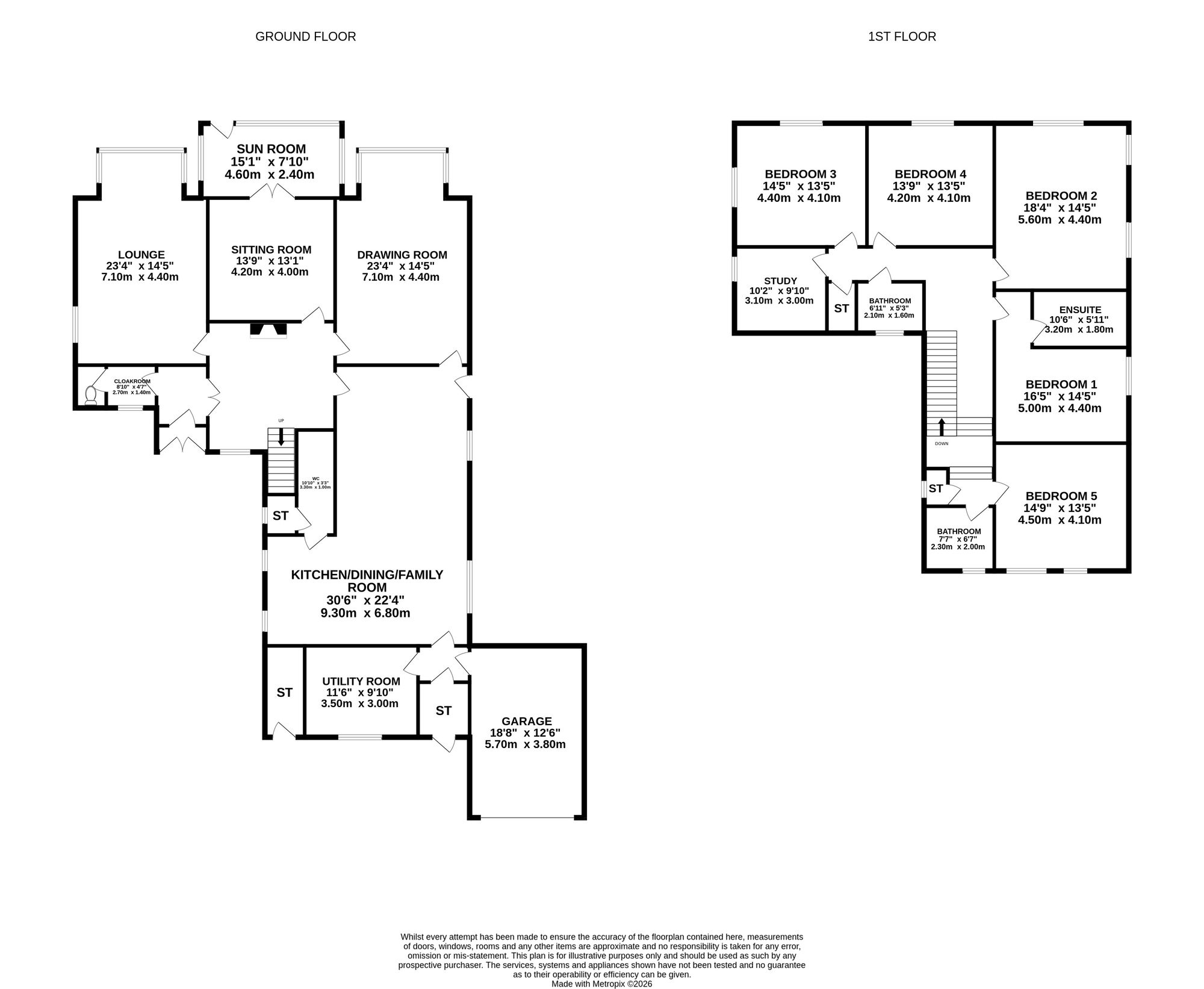 Cluaran House, Claremont, Alloa floorplan