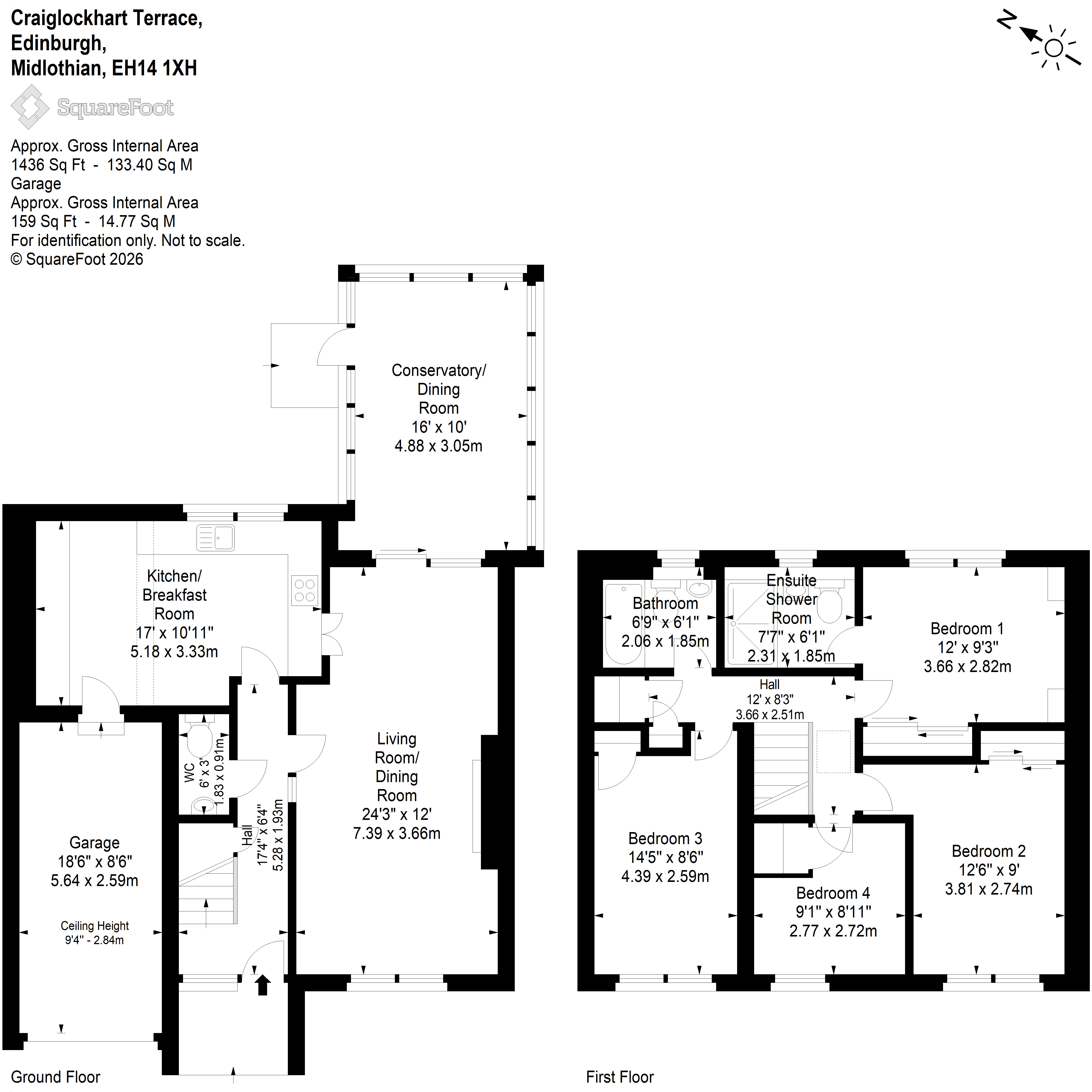 68, Craiglockhart Terrace, Edinburgh floorplan